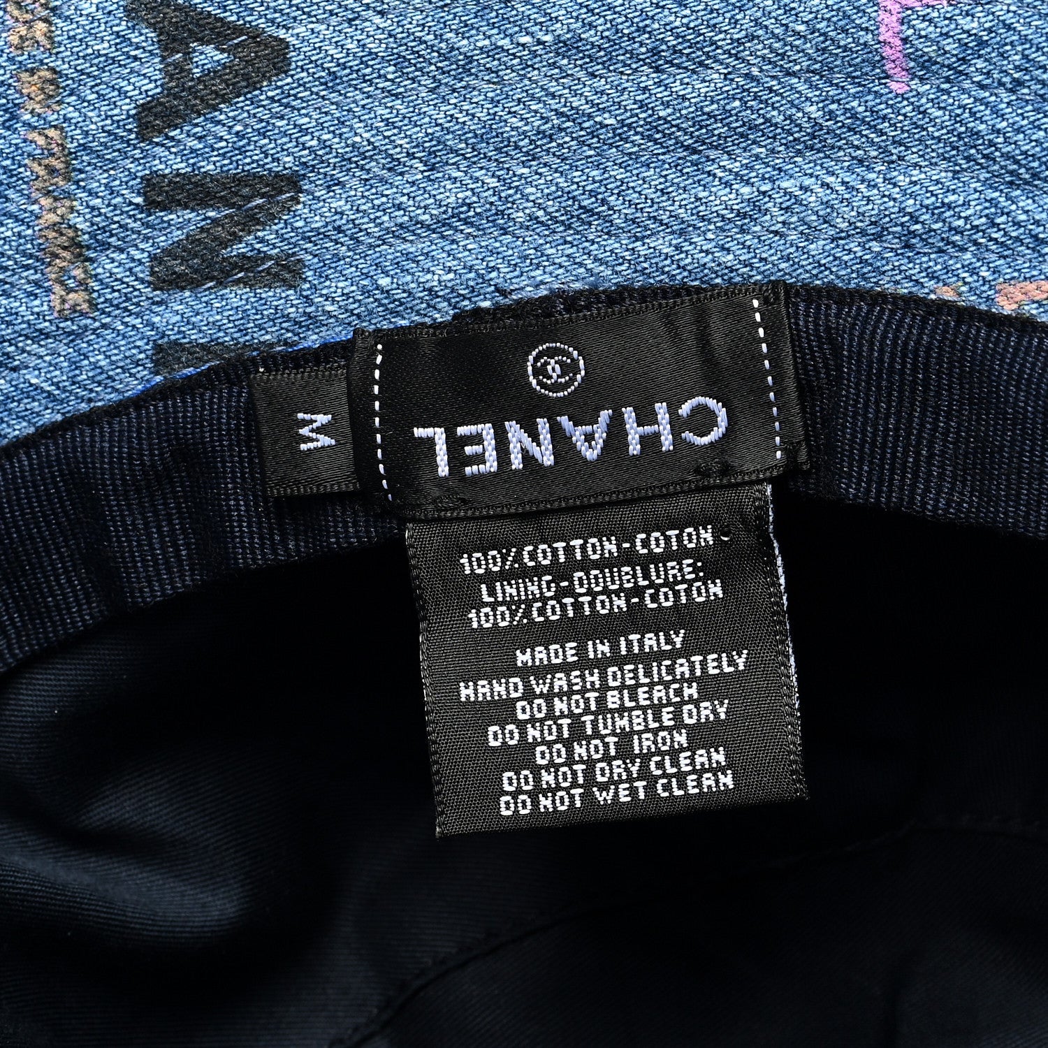Denim Mood Cloche Bucket Hat M Blue