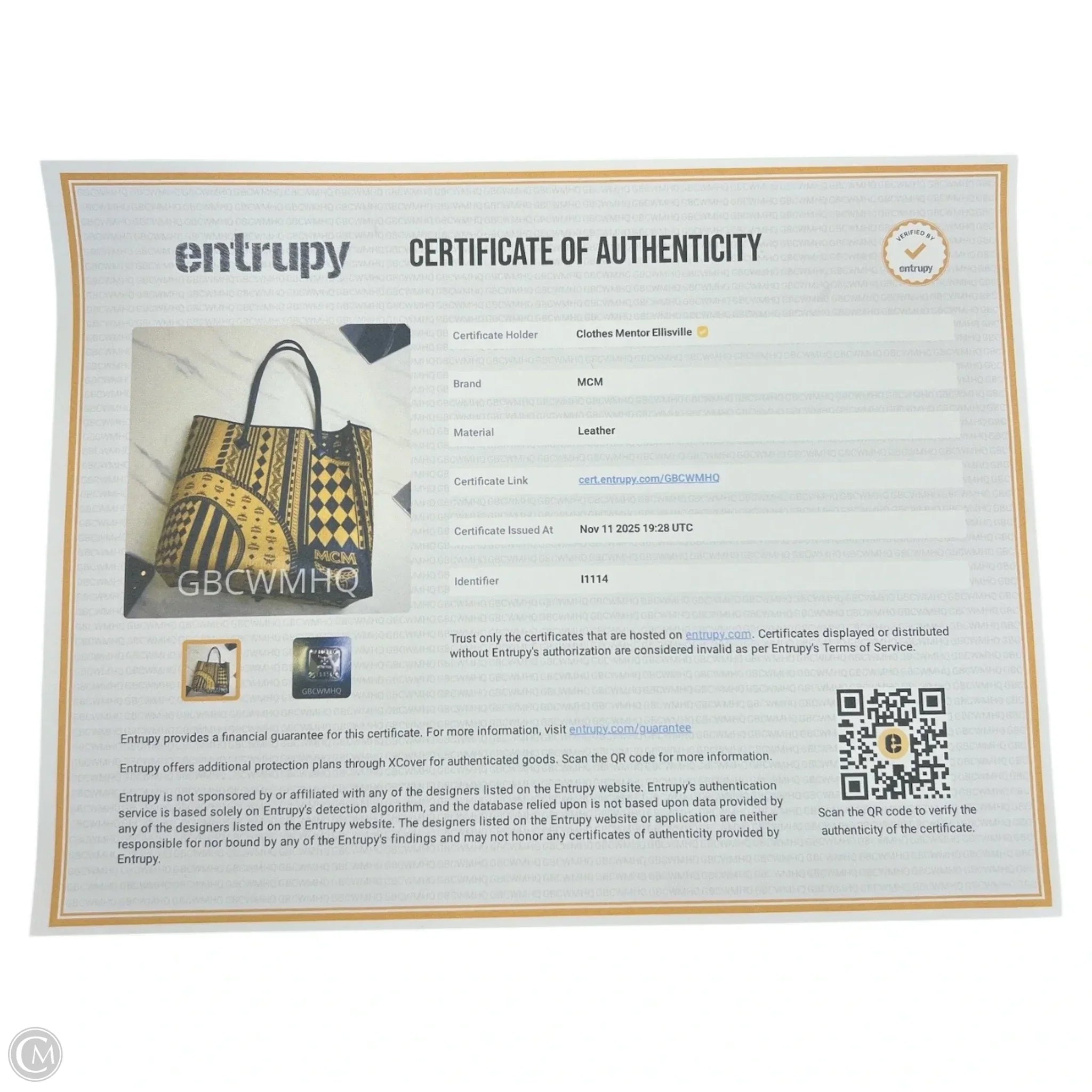 Tote Luxury Designer By Mcm, Size: Large