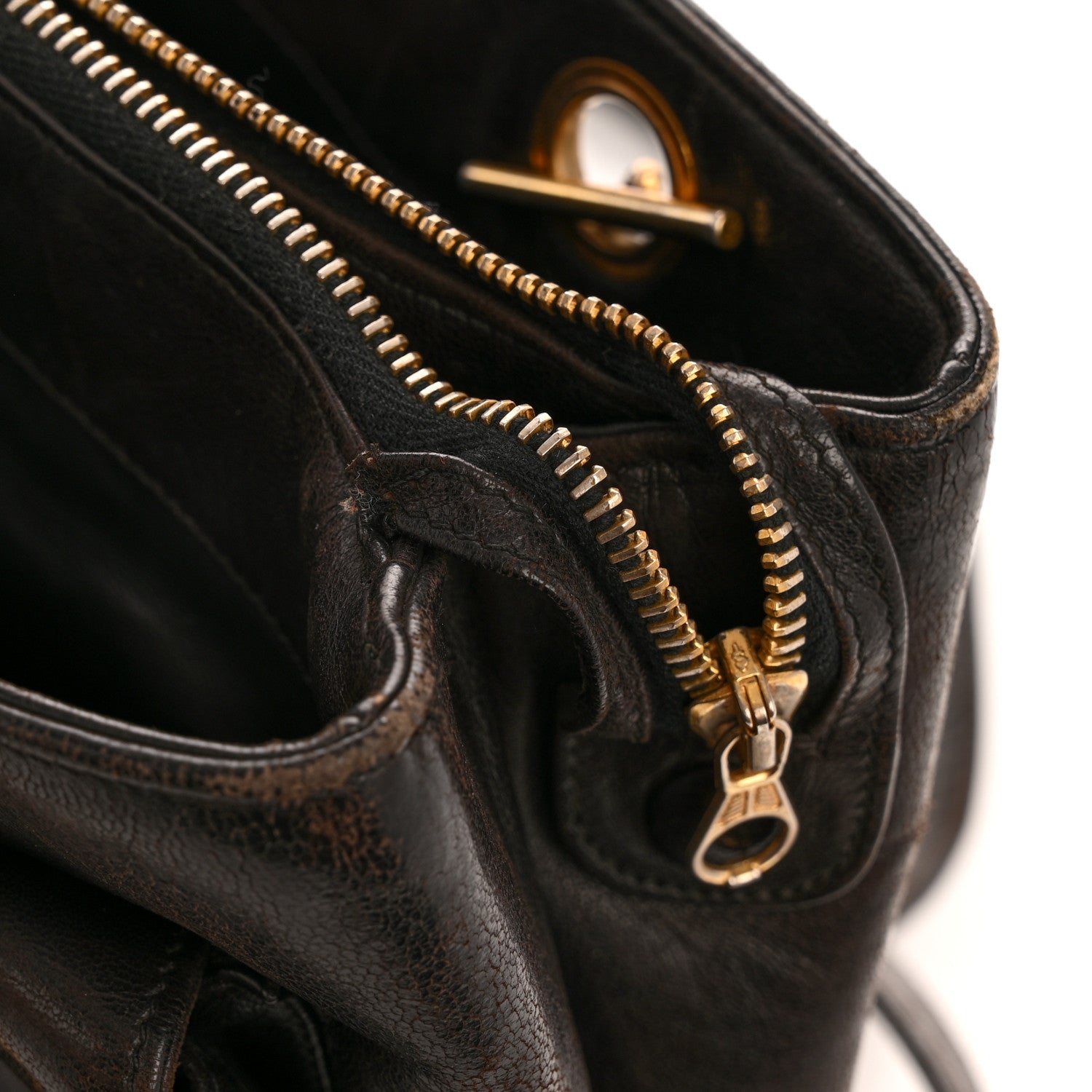 Lambskin Flap Shoulder Bag Black