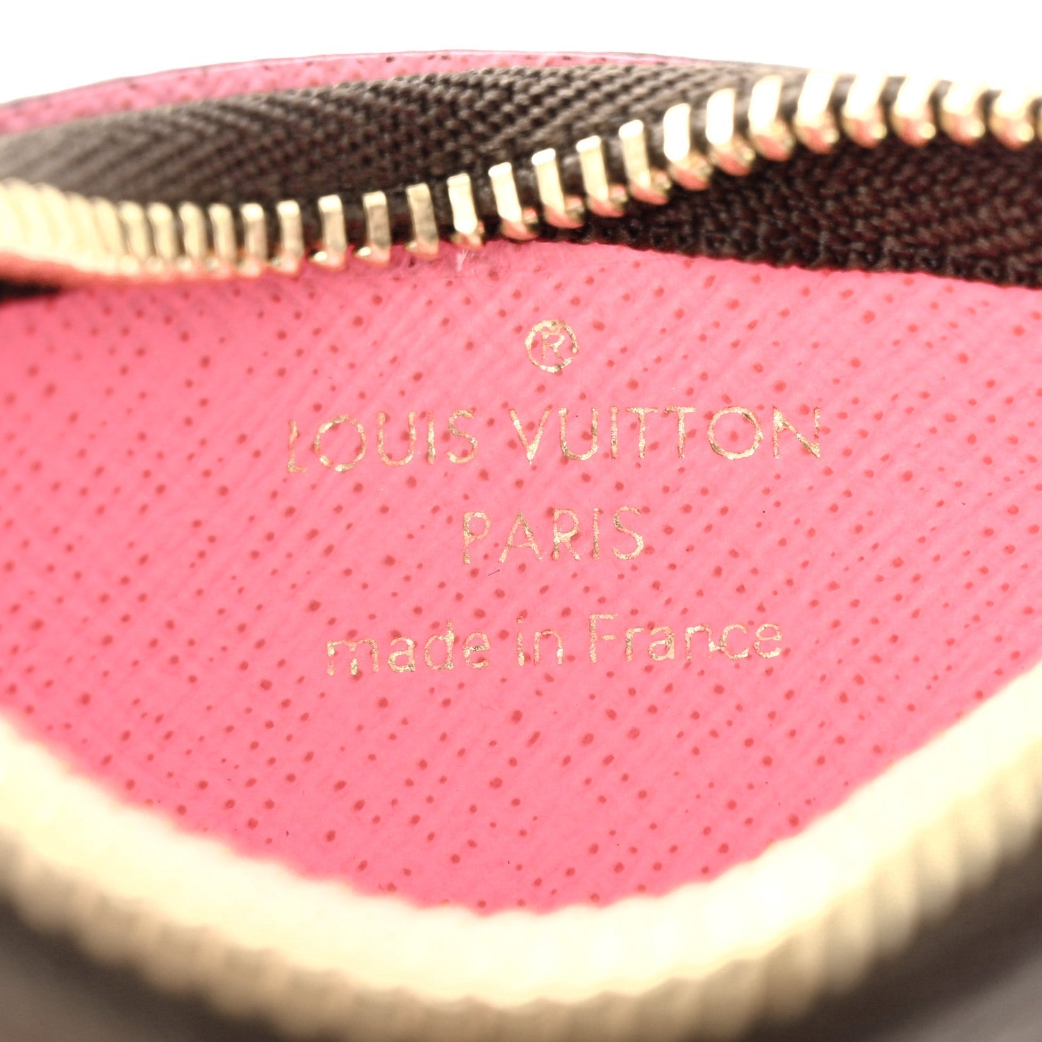 Monogram 2022 Christmas Animation Paris Key Pouch Pink