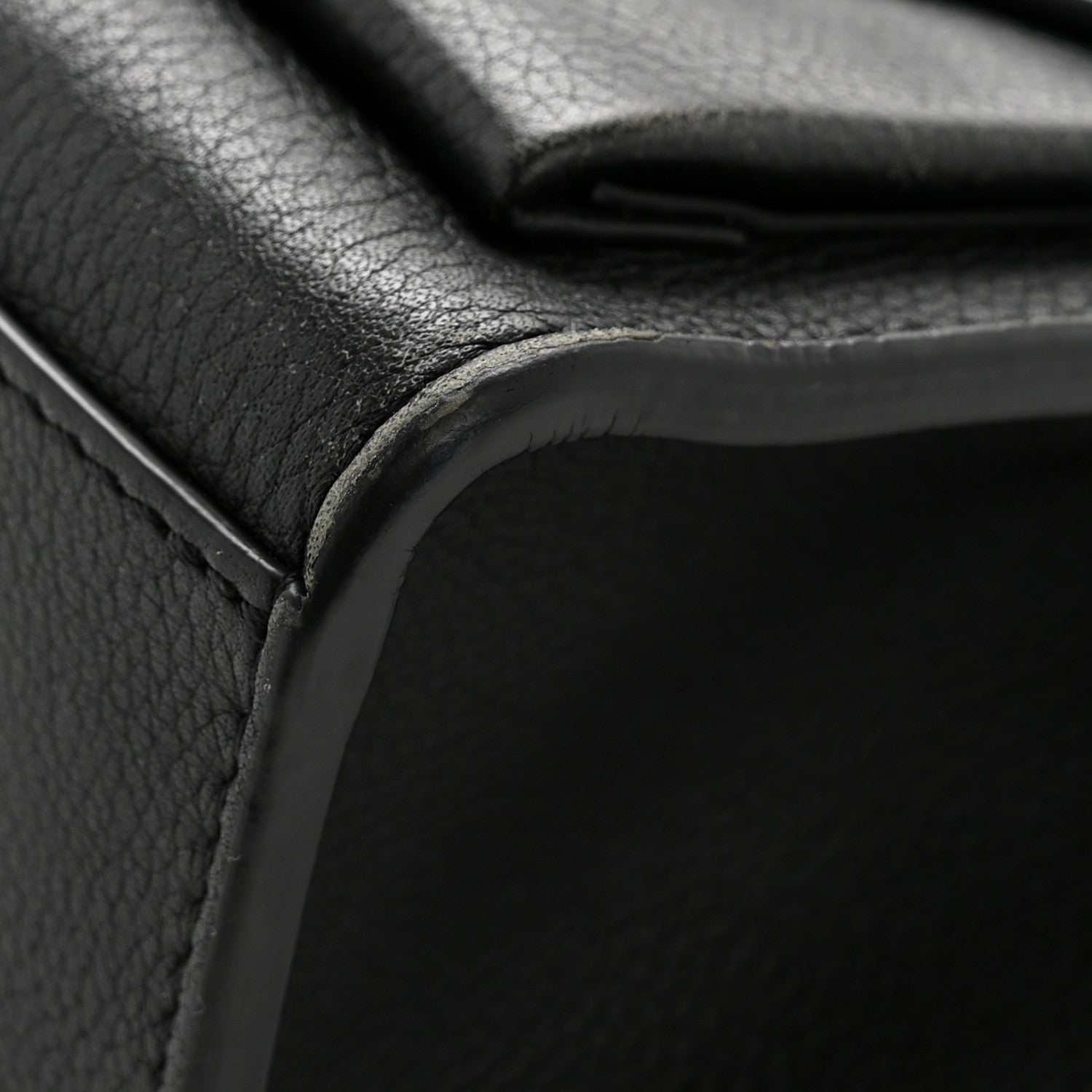 Soft Calfskin My Lockme Chain Bag BB Black