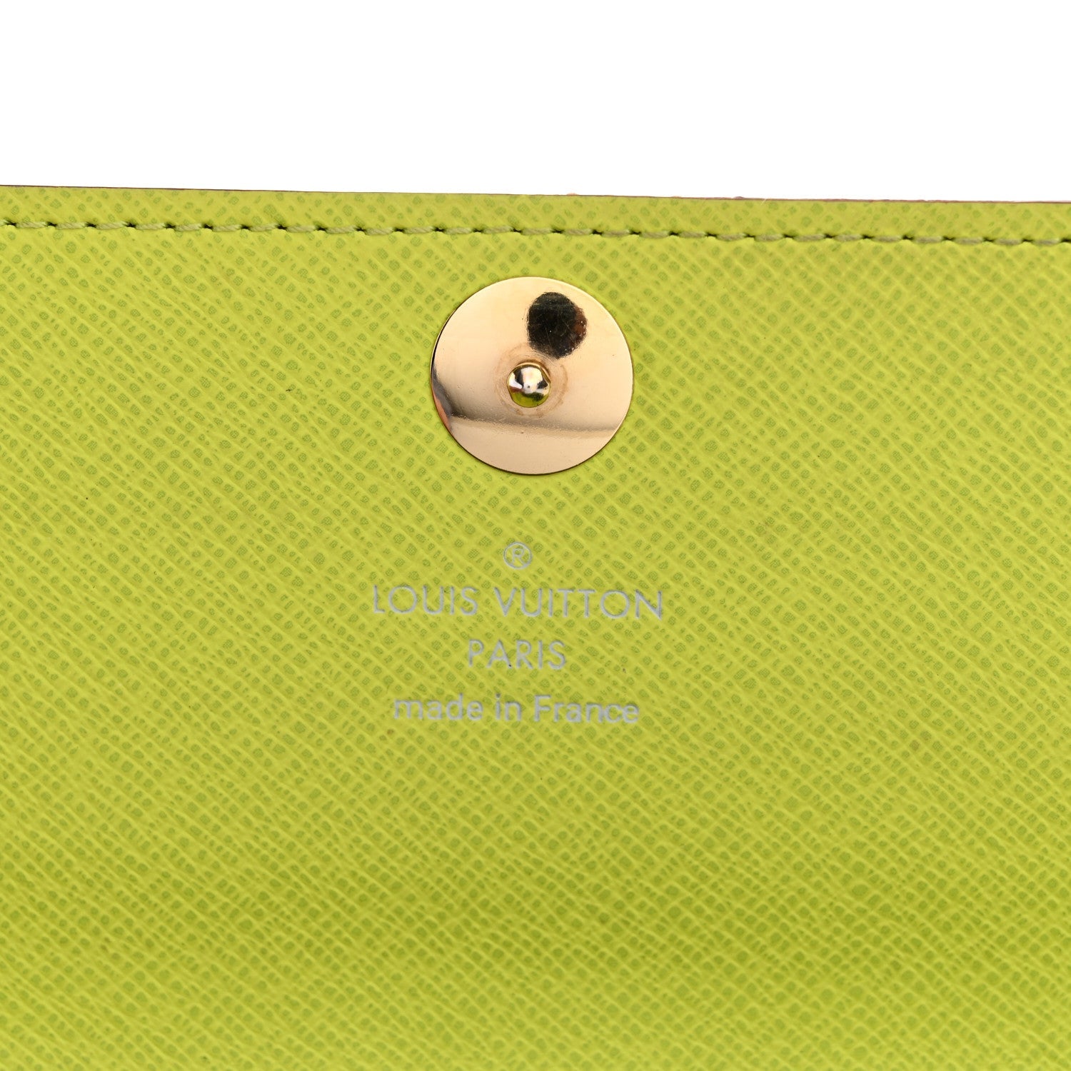 Monogram Multicolor Sarah Wallet Black Pistache