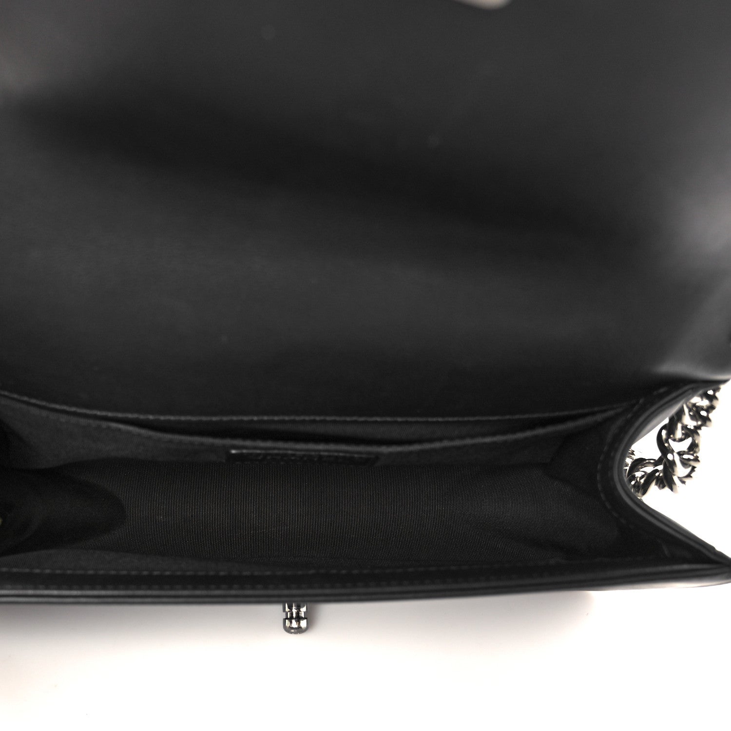 Calfskin Pearl Tweed Medium Boy Flap Black