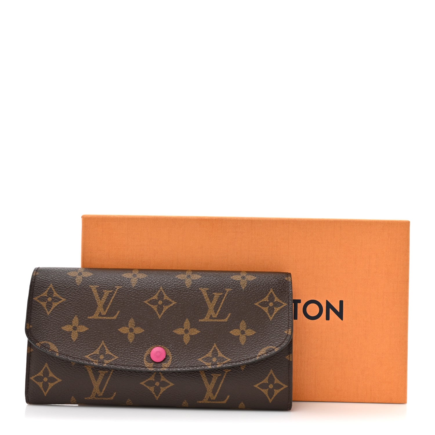 Monogram Emilie Wallet Fuchsia