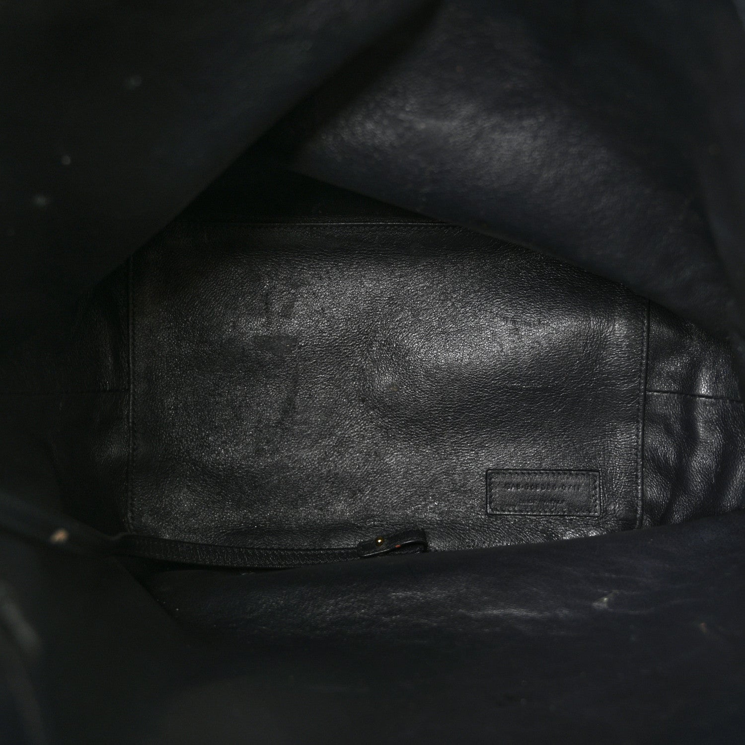Canvas All-Over Monogram Bucket Bag Black