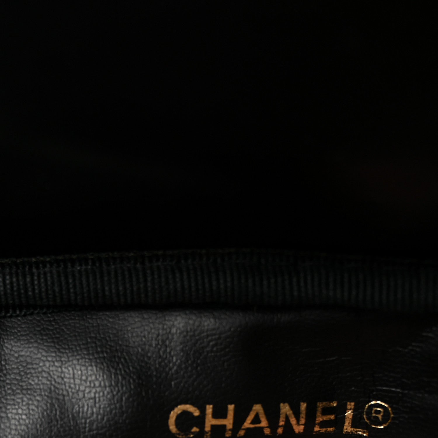 Lambskin Vanity Cosmetic Case Black