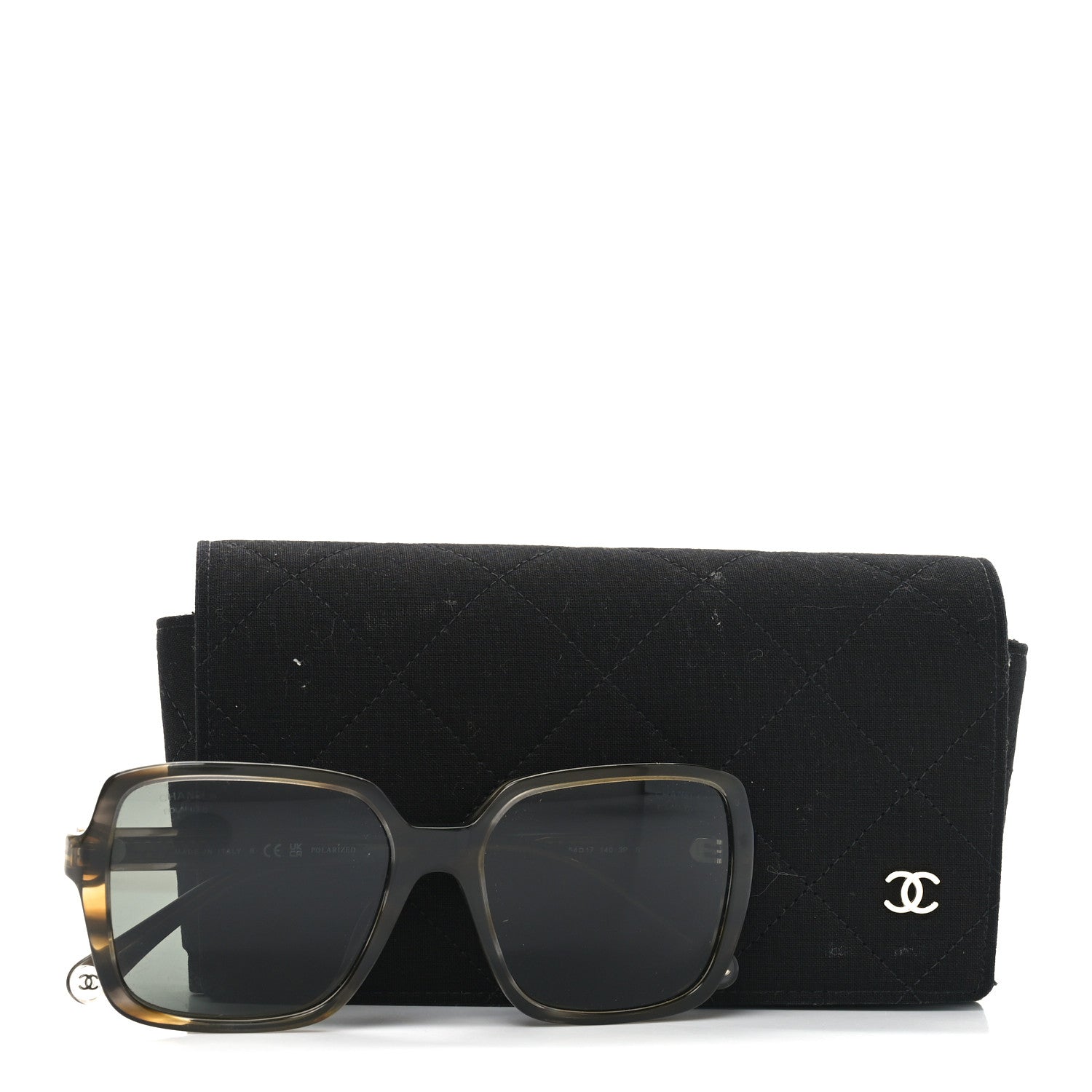 Acetate Square Sunglasses 5505 Brown