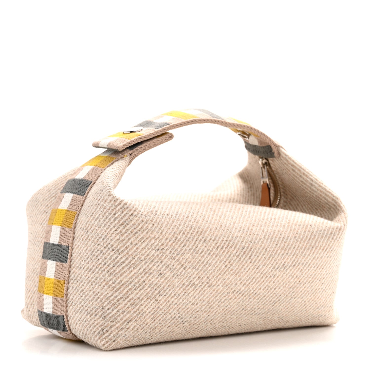 Wool Small Au Carre Bride-A-Brac Pouch Seigle