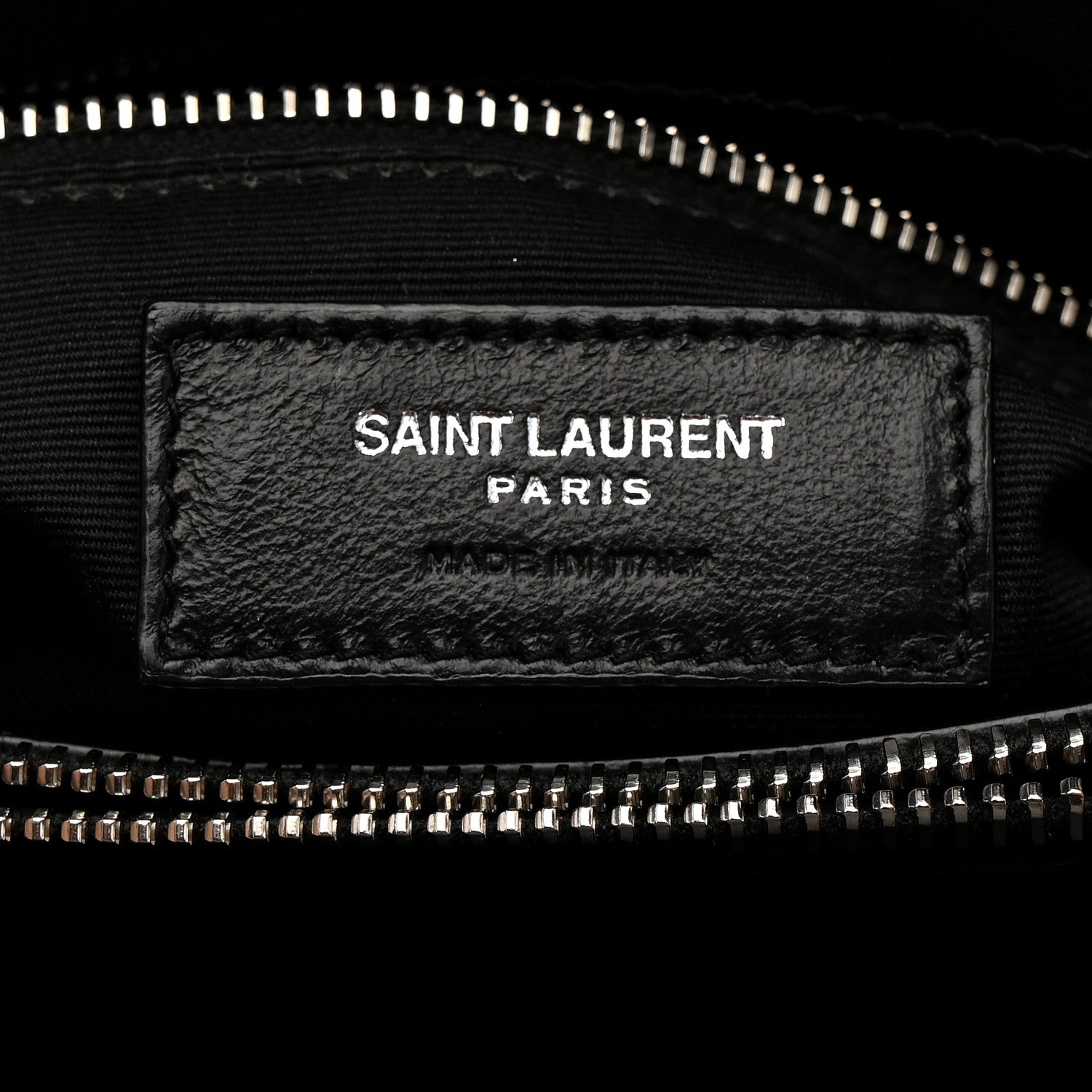 Calfskin Y Quilted Monogram Medium Loulou Chain Satchel Black