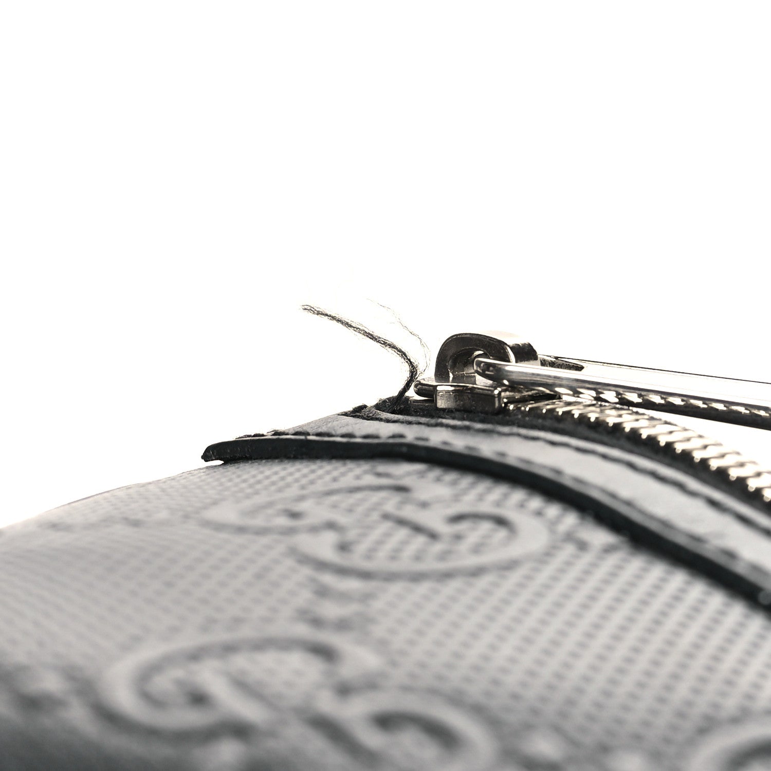 Calfskin GG Tennis Embossed Belt Bag Black