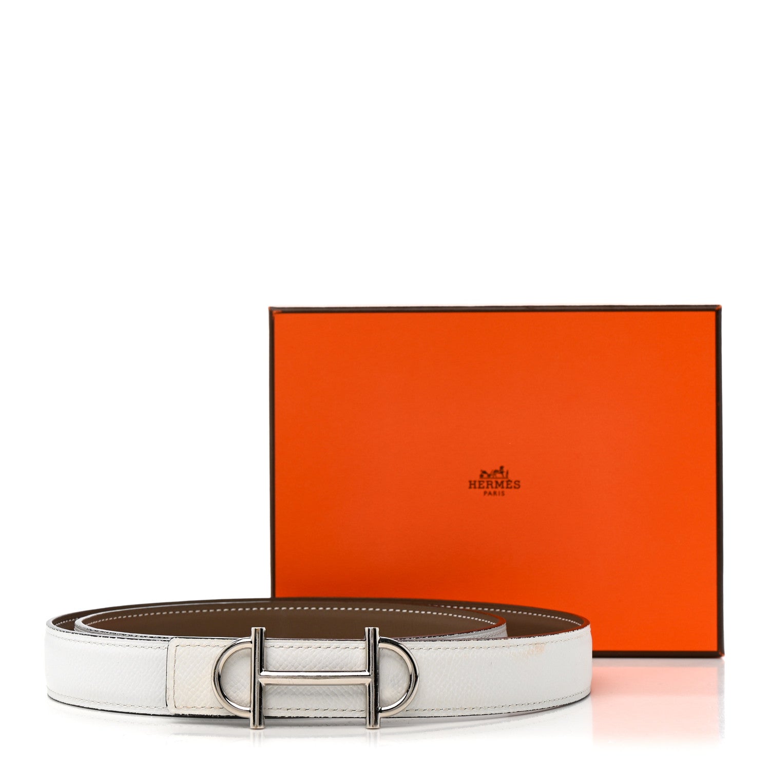 Swift Epsom 24mm Gamma Belt 90 36 White Etoupe