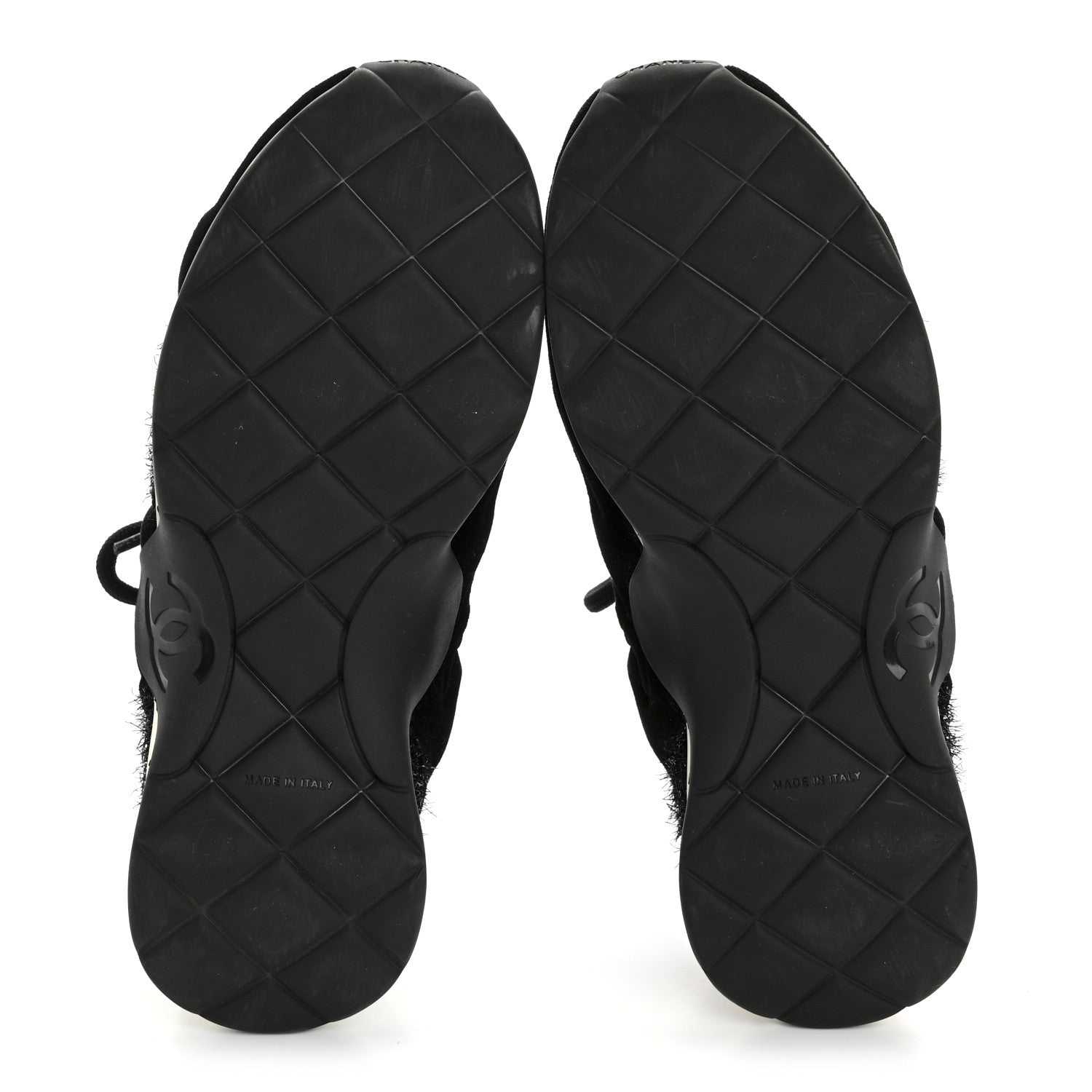 Stretch Fabric Womens CC Sneakers 37.5 Black