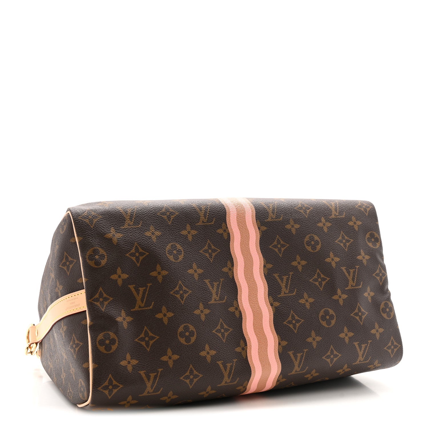 Mon Monogram Speedy Bandouliere 35 Light Pink Camel