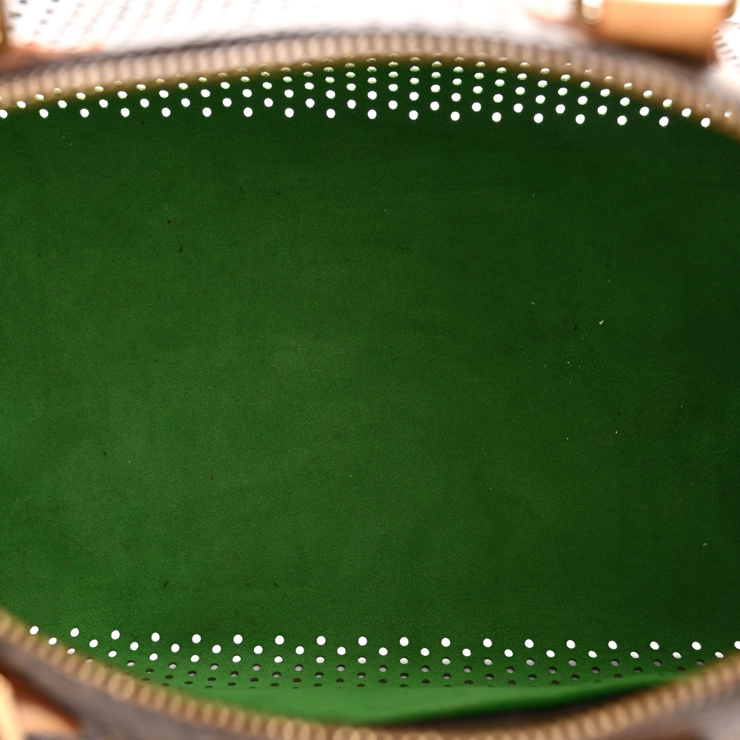 Monogram Perforated Speedy 30 Green