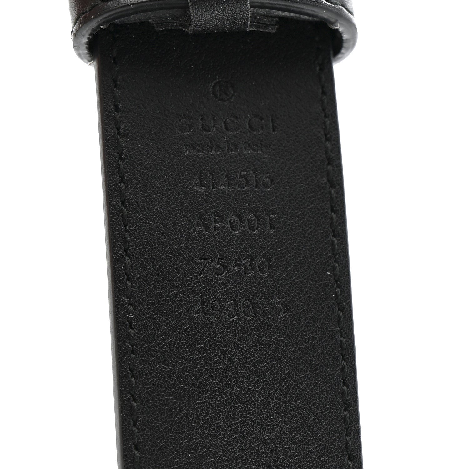 Calfskin Double G 30mm Belt 75 30 Black