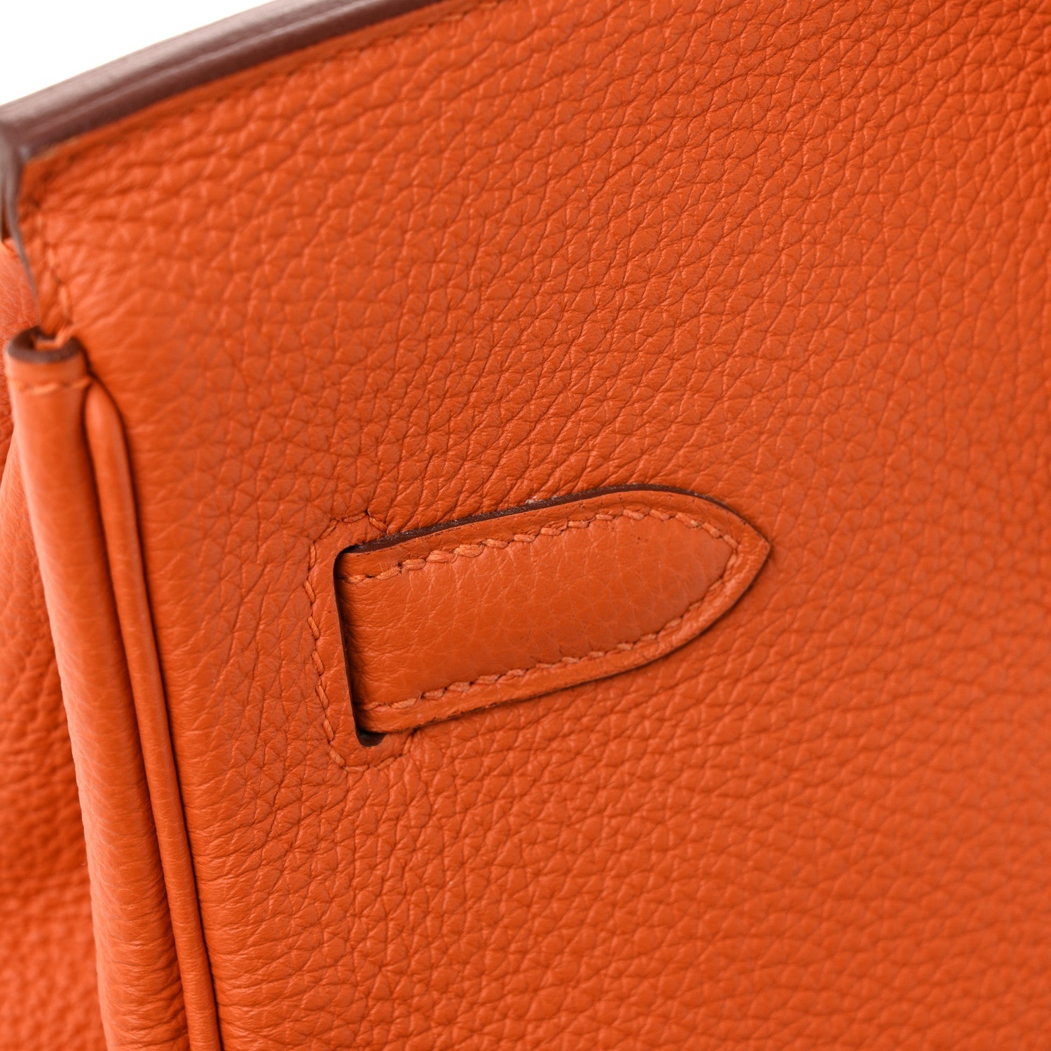 Togo Birkin 35 Orange