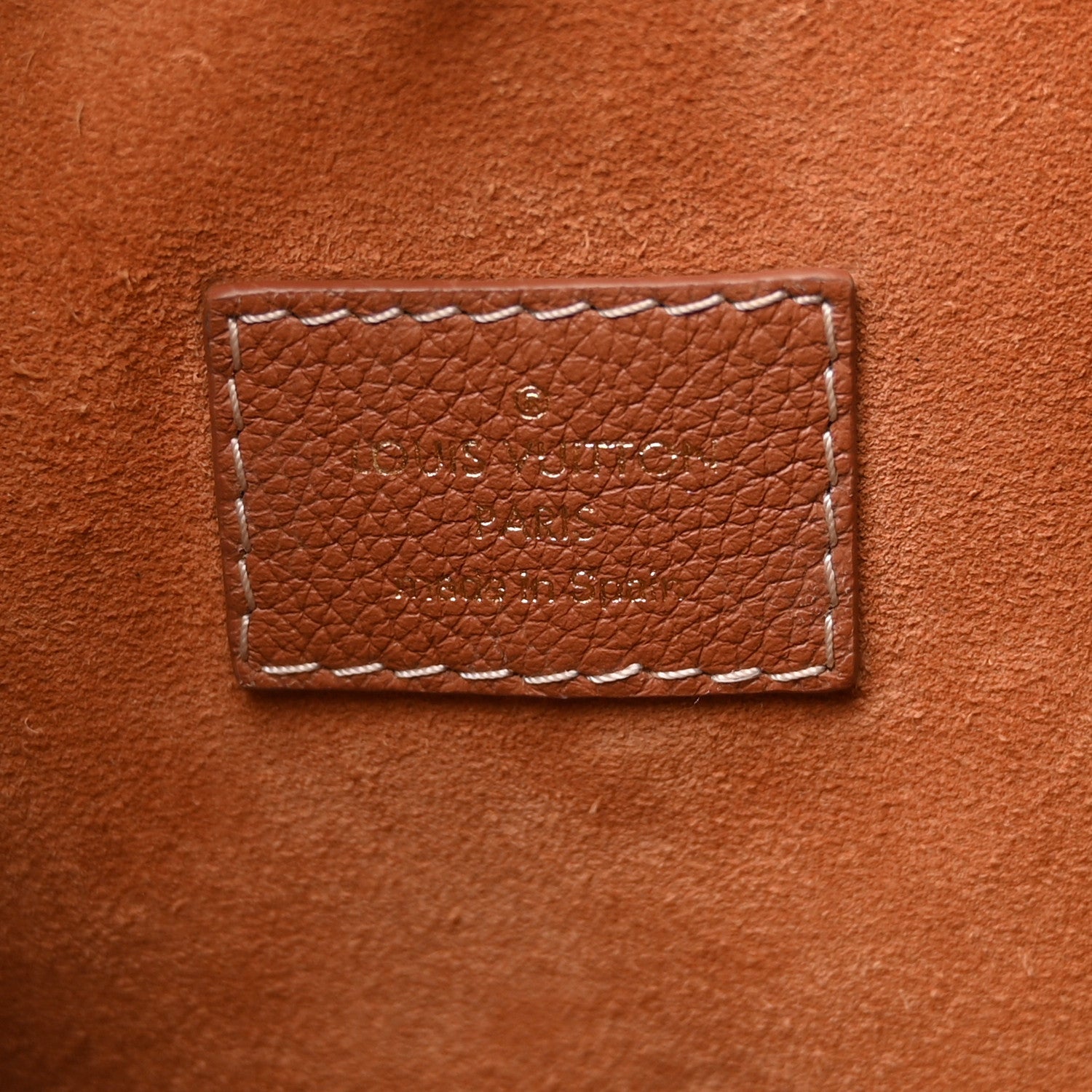 Grained Calfskin Low Key Hobo PM Cognac