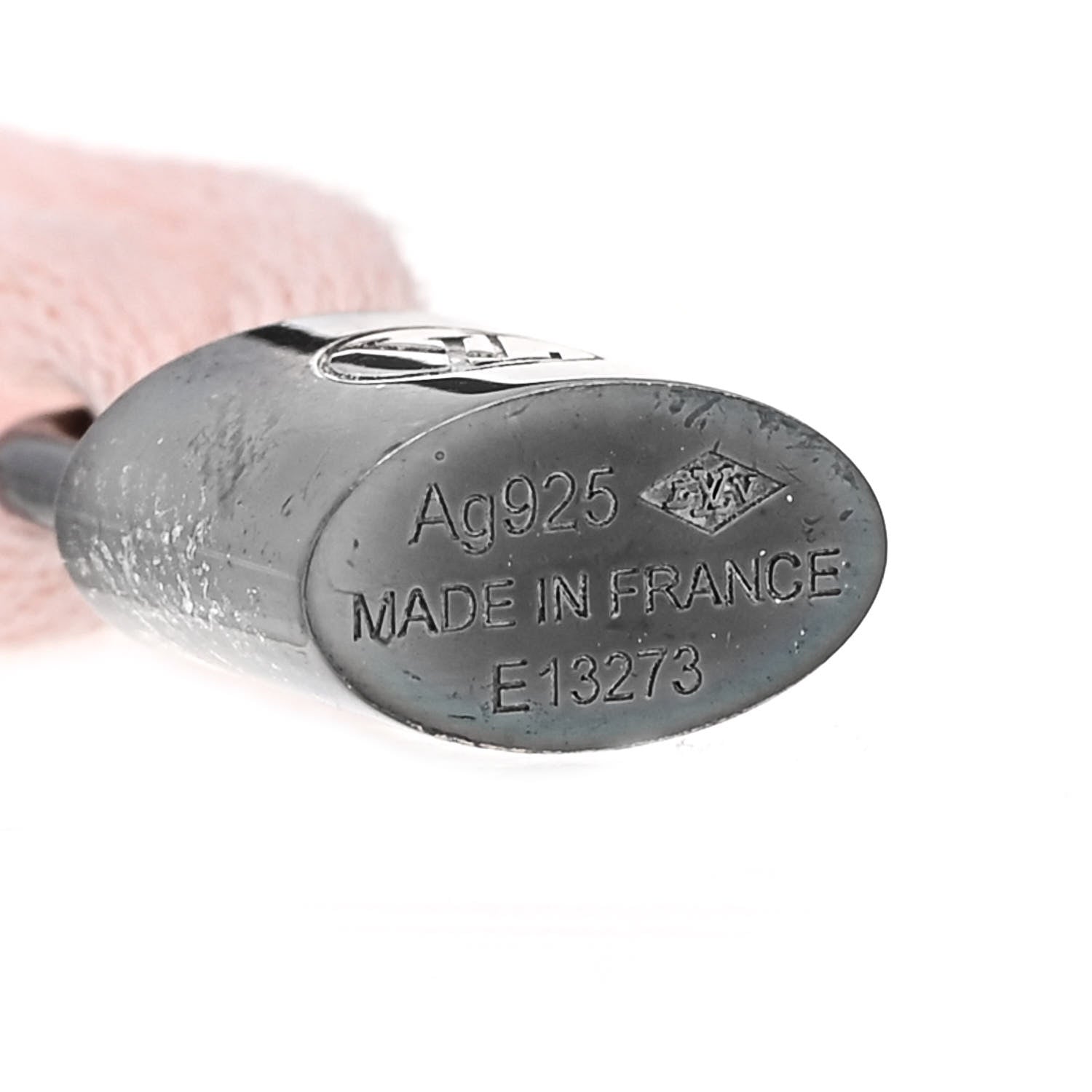 X UNICEF Sterling Silver Lockit Bracelet Light Pink