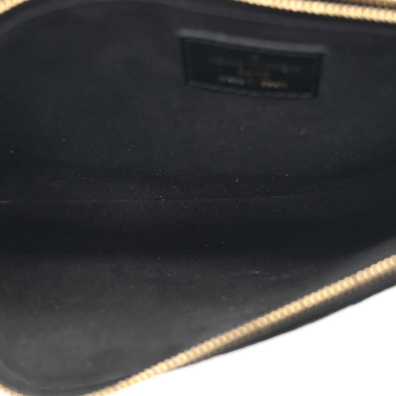 Monogram Giant Jungle Pochette Double Zip Black