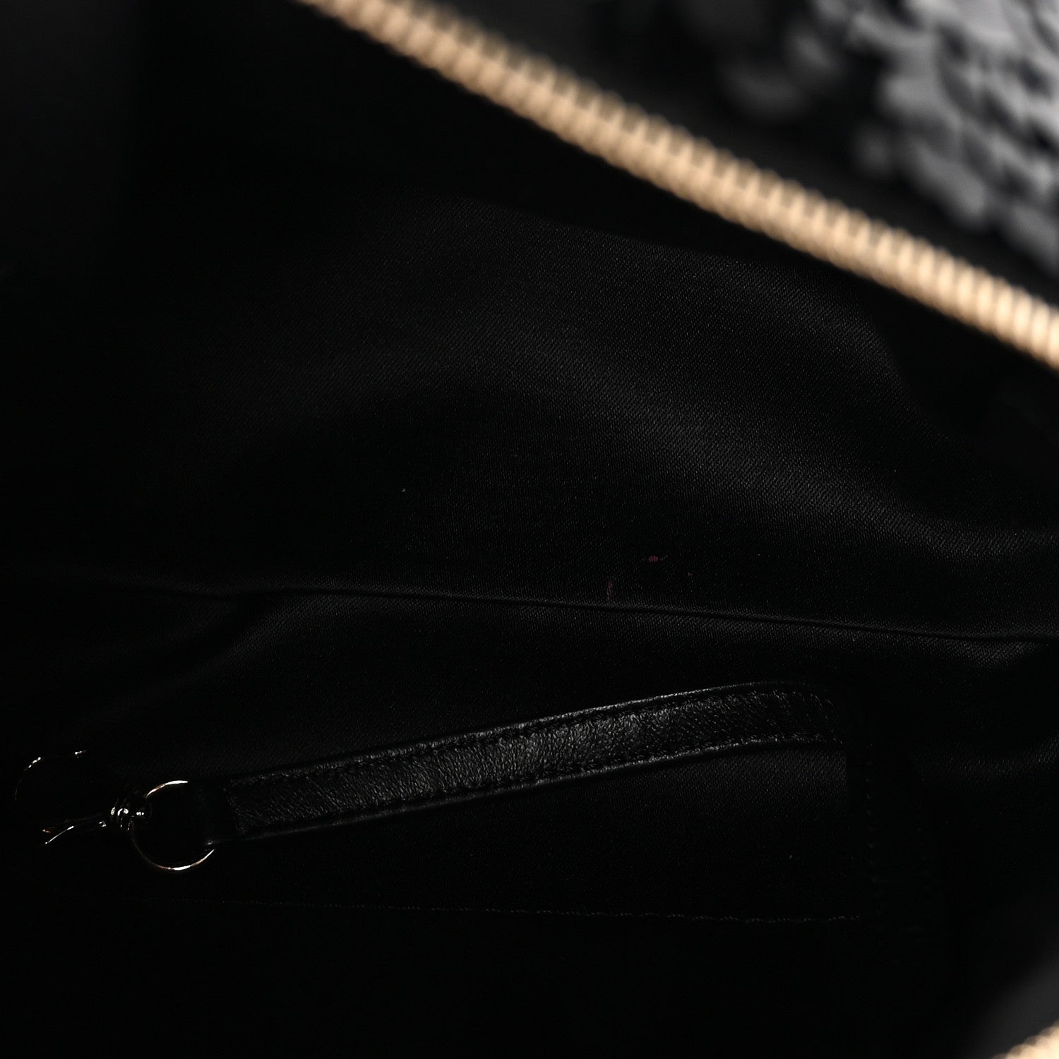 Sequin Lambskin CC Backpack Black