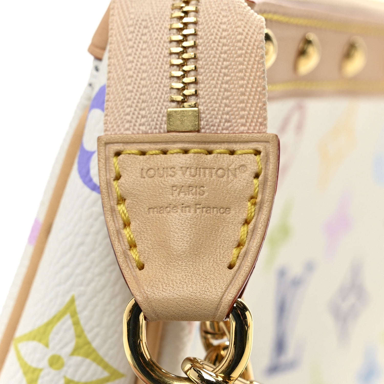 LV X TM Monogram Multicolor Pochette Accessories White
