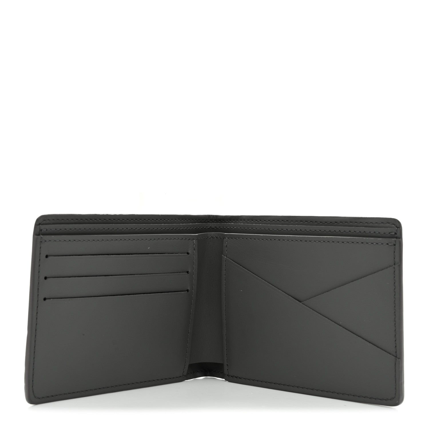 Calfskin Monogram Shadow Multiple Wallet Anthracite Gray
