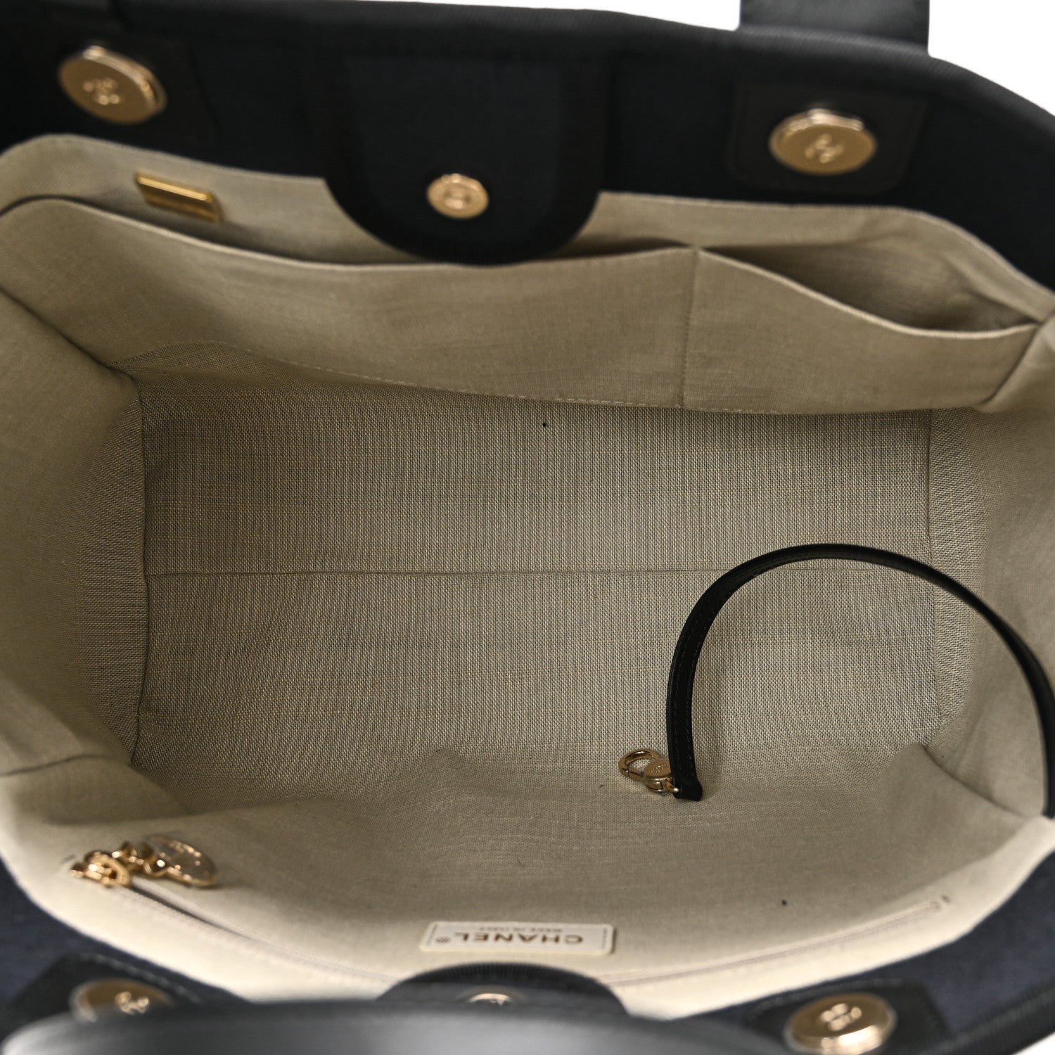 Mixed Fibers Small Deauville Tote Black