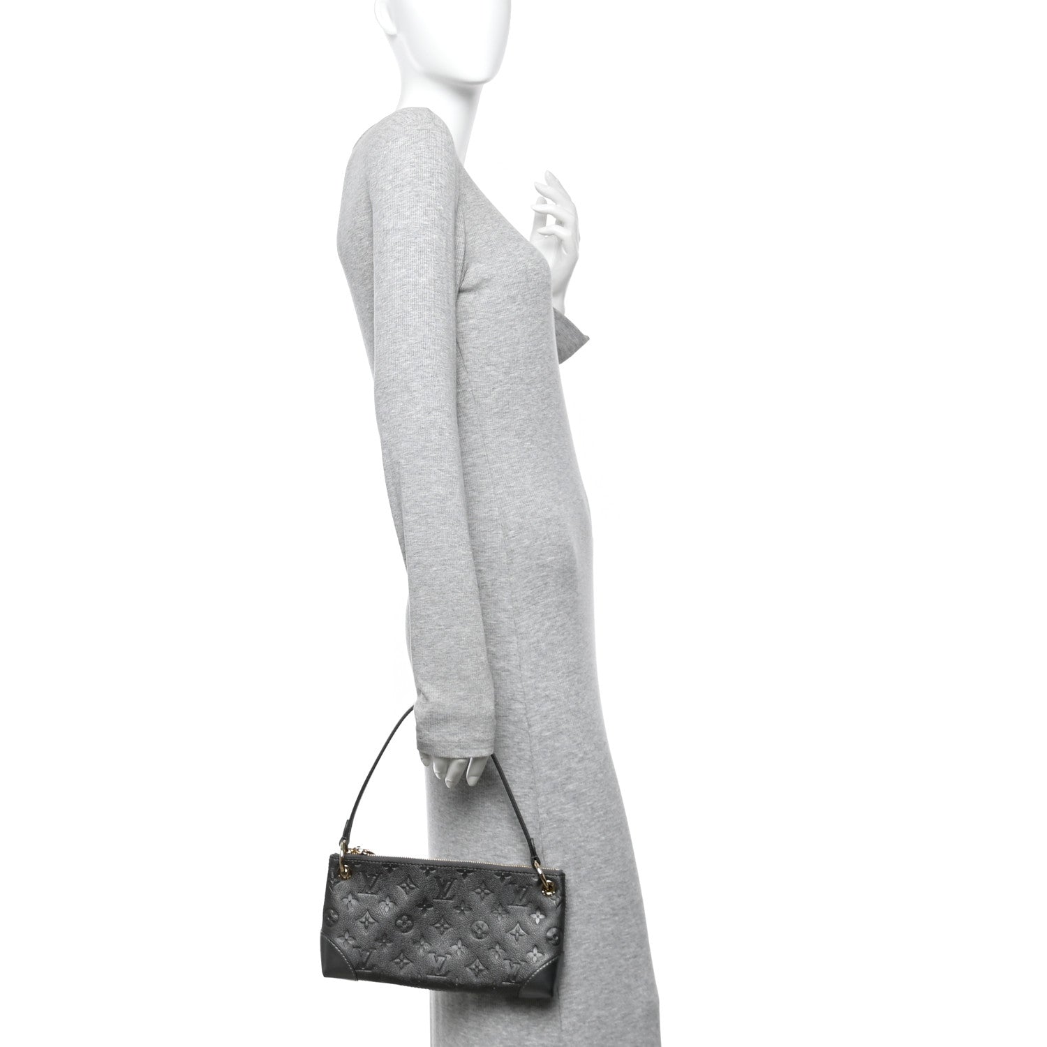 Shimmery Empreinte Pochette Sevres Gun Metal