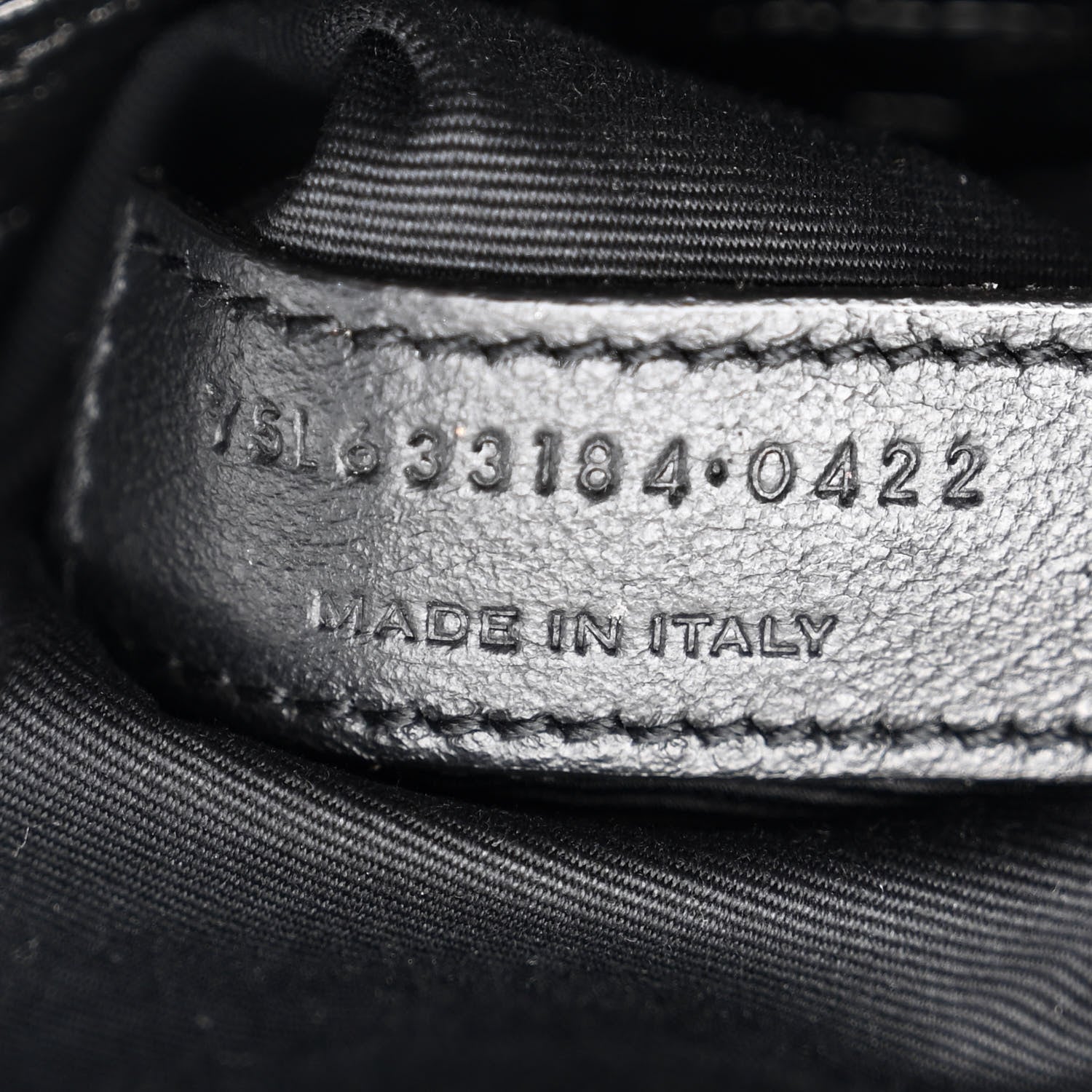 Crinkled Calfskin Matelasse Monogram Medium Niki Chain Satchel Black