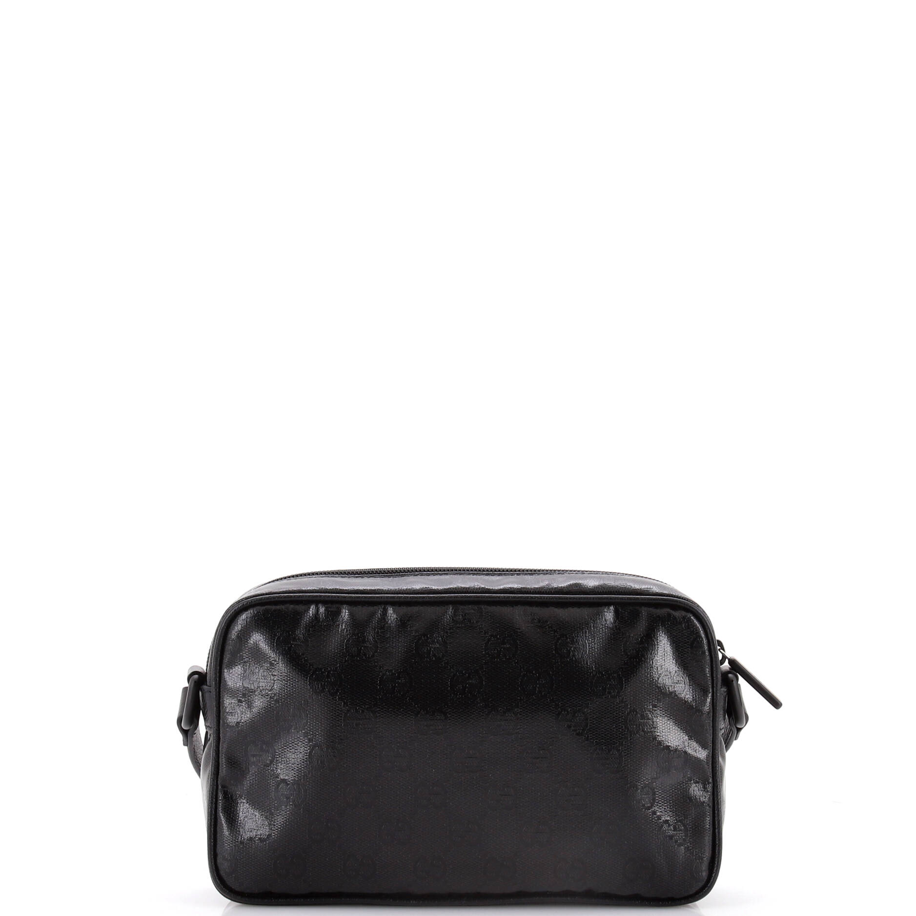 Front Pocket Camera Bag GG Crystal Coated Canvas Mini