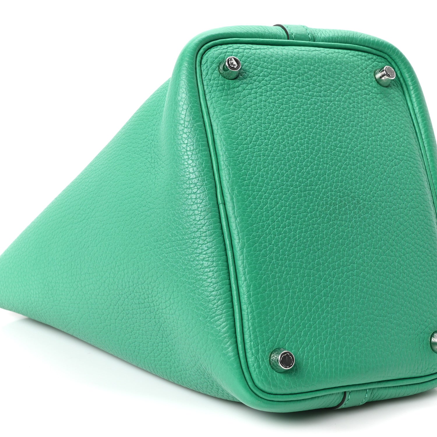 Taurillon Clemence Swift Eclat Picotin Lock 18 MM Menthe Vert Bosphore