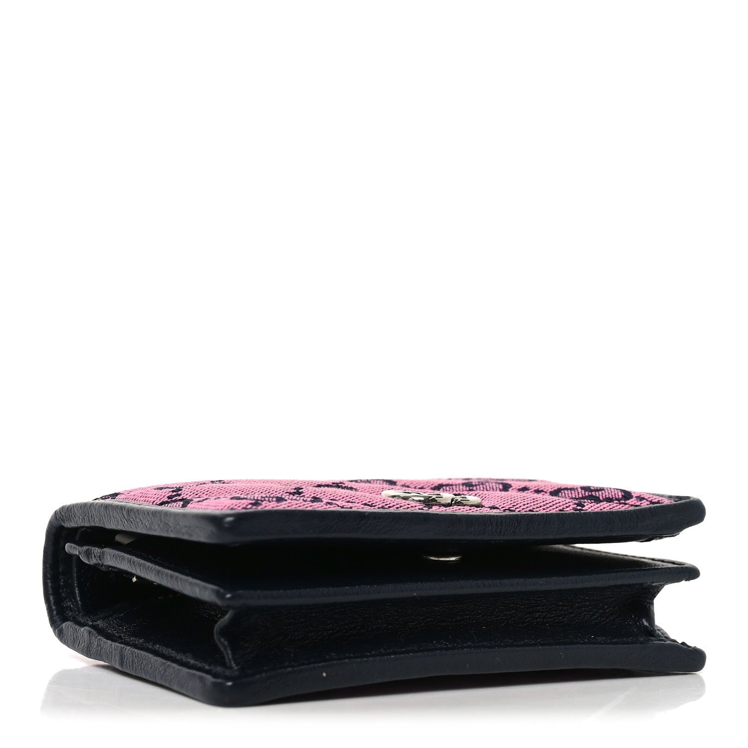 Monogram Multicolor Matelasse Diagonal GG Marmont Card Case Wallet Pink Blue