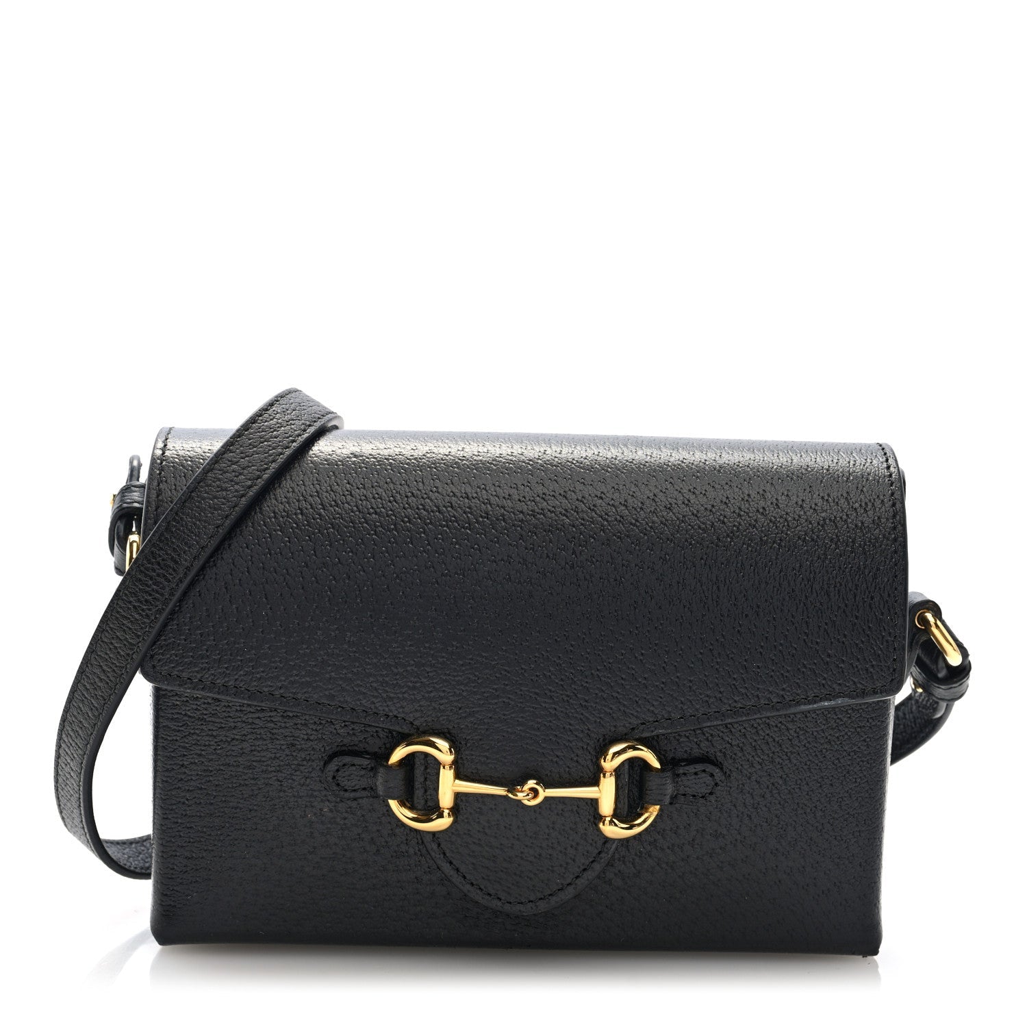 Calfskin Horsebit 1955 Shoulder Bag Black