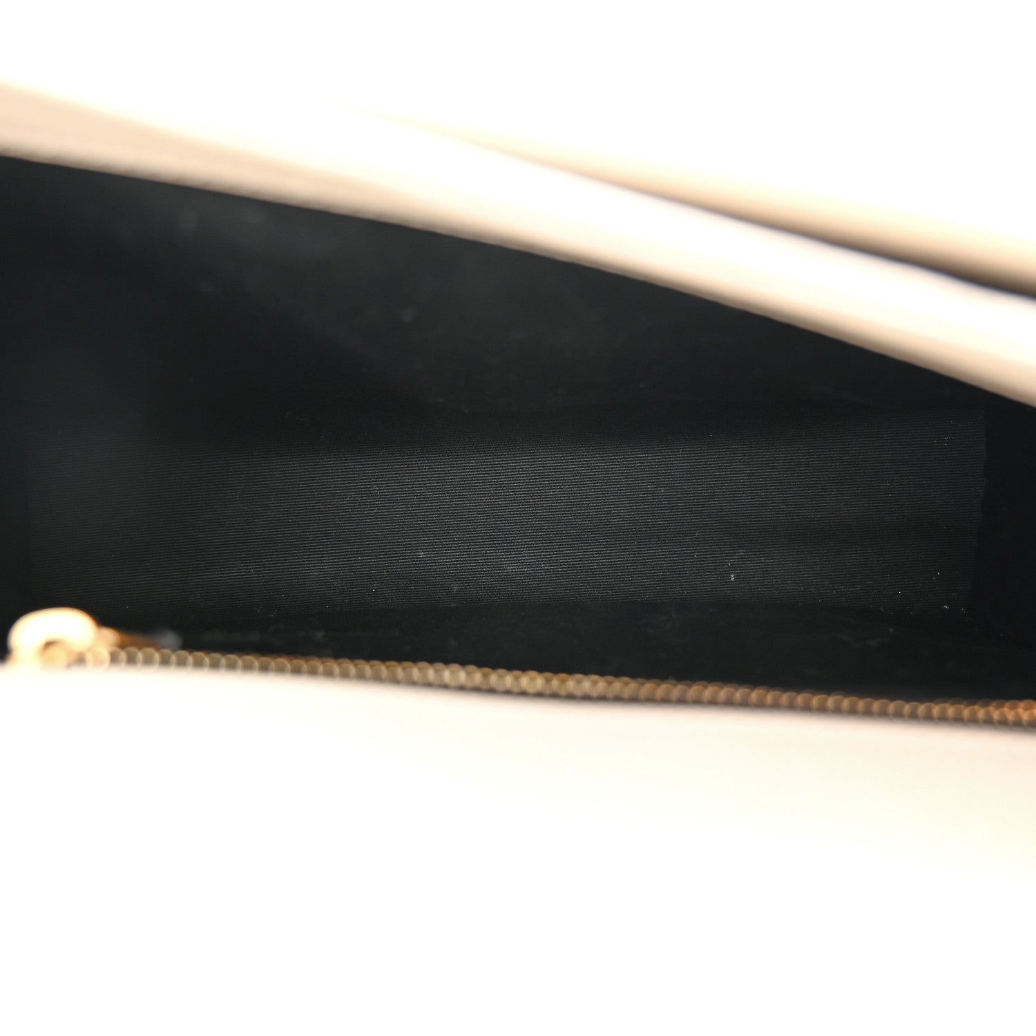 Lambskin Quilted Mini Becky Chain Bag Crema Soft