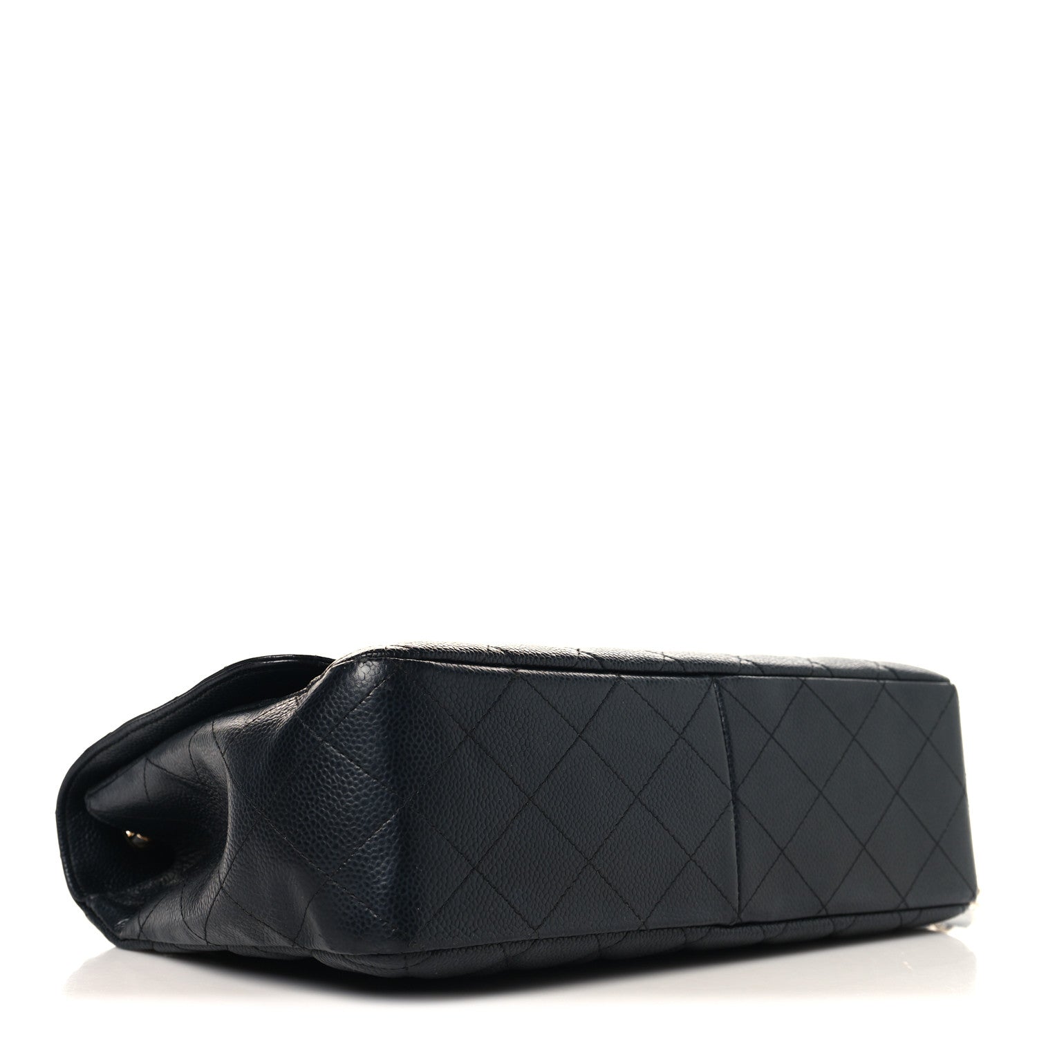 Caviar Quilted Jumbo Single Flap Black