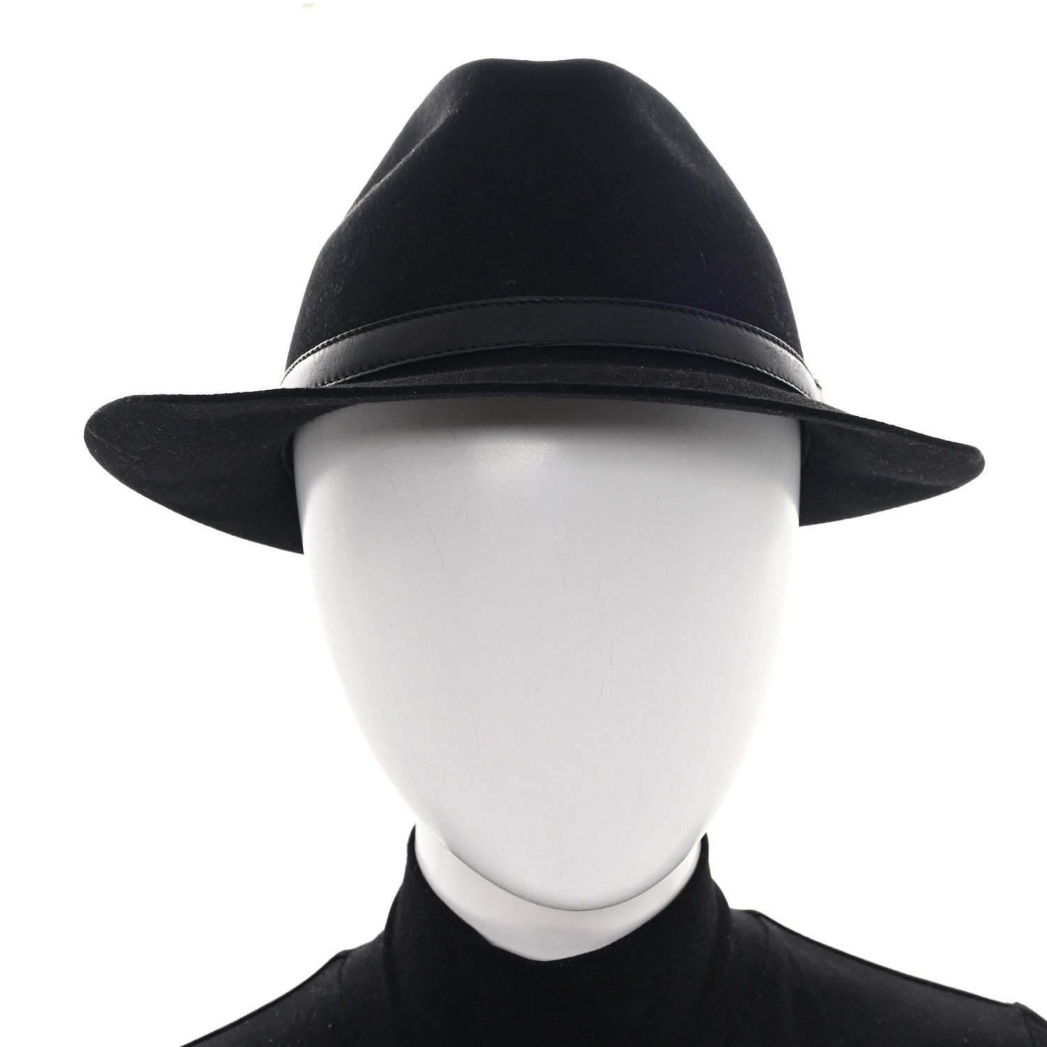 Felt Horsebit Hat L Black