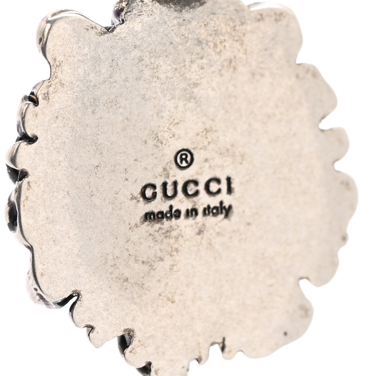 Metal Lion Head Necklace Silver