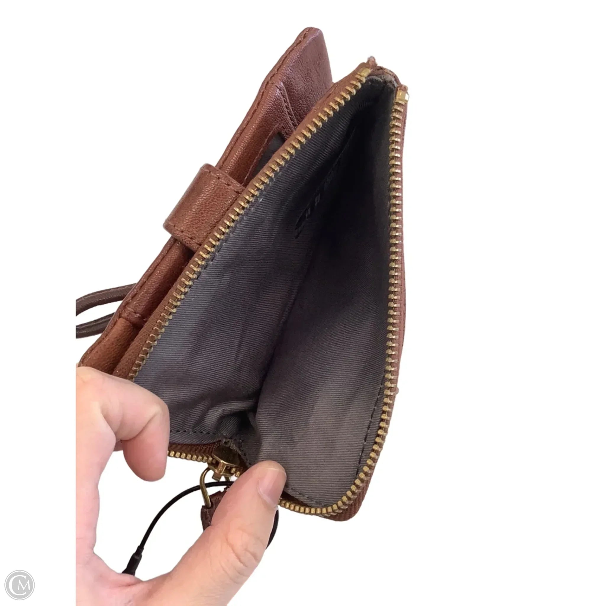Wristlet Leather By Fossil, Size: Small