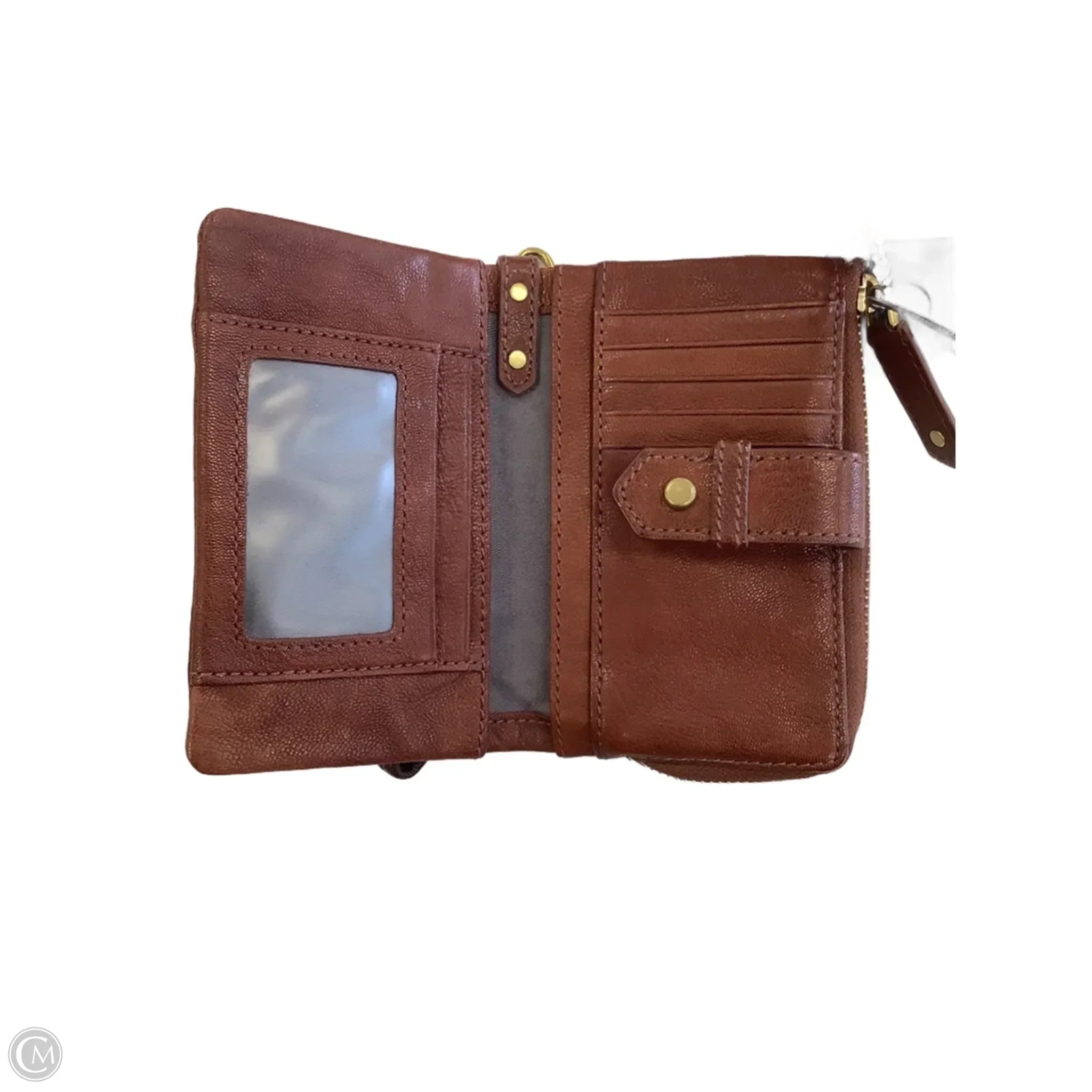 Wristlet Leather By Fossil, Size: Small