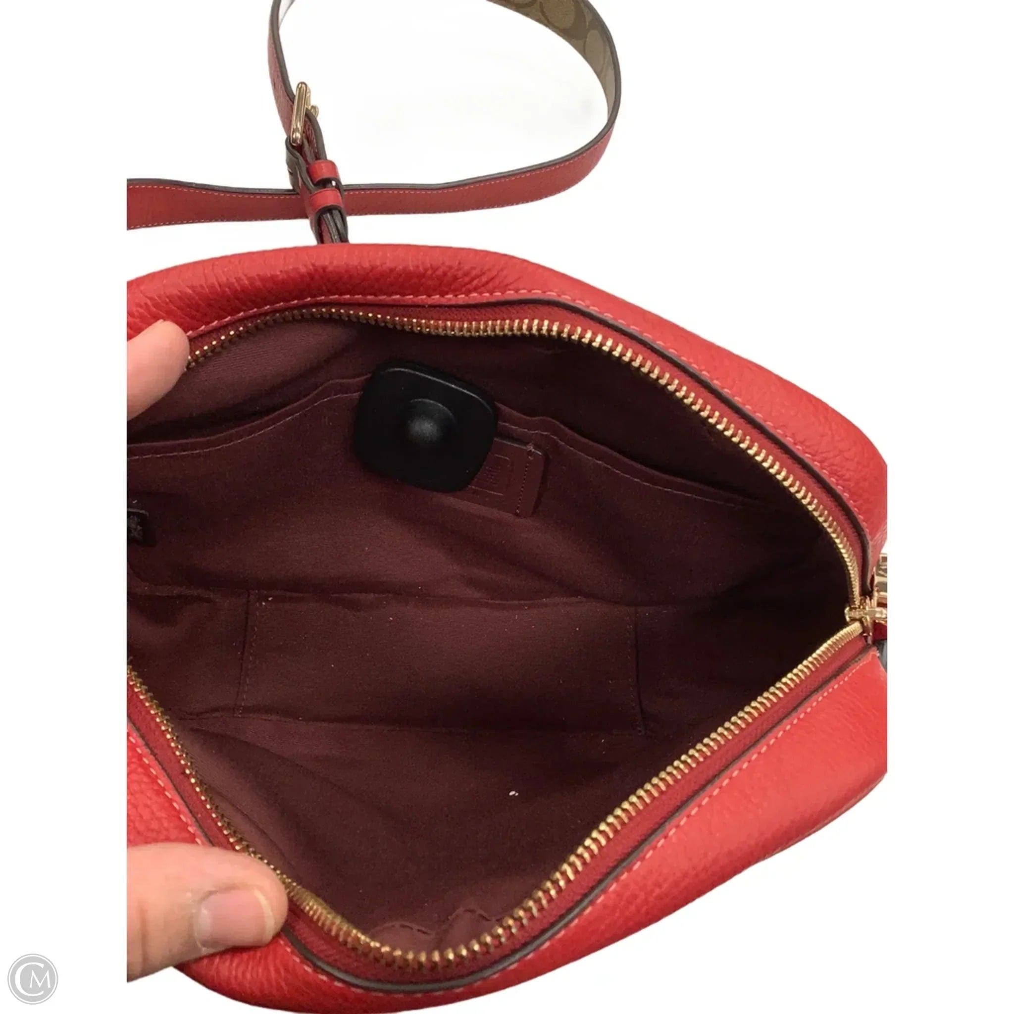 Crossbody Designer By Coach, Size: Medium