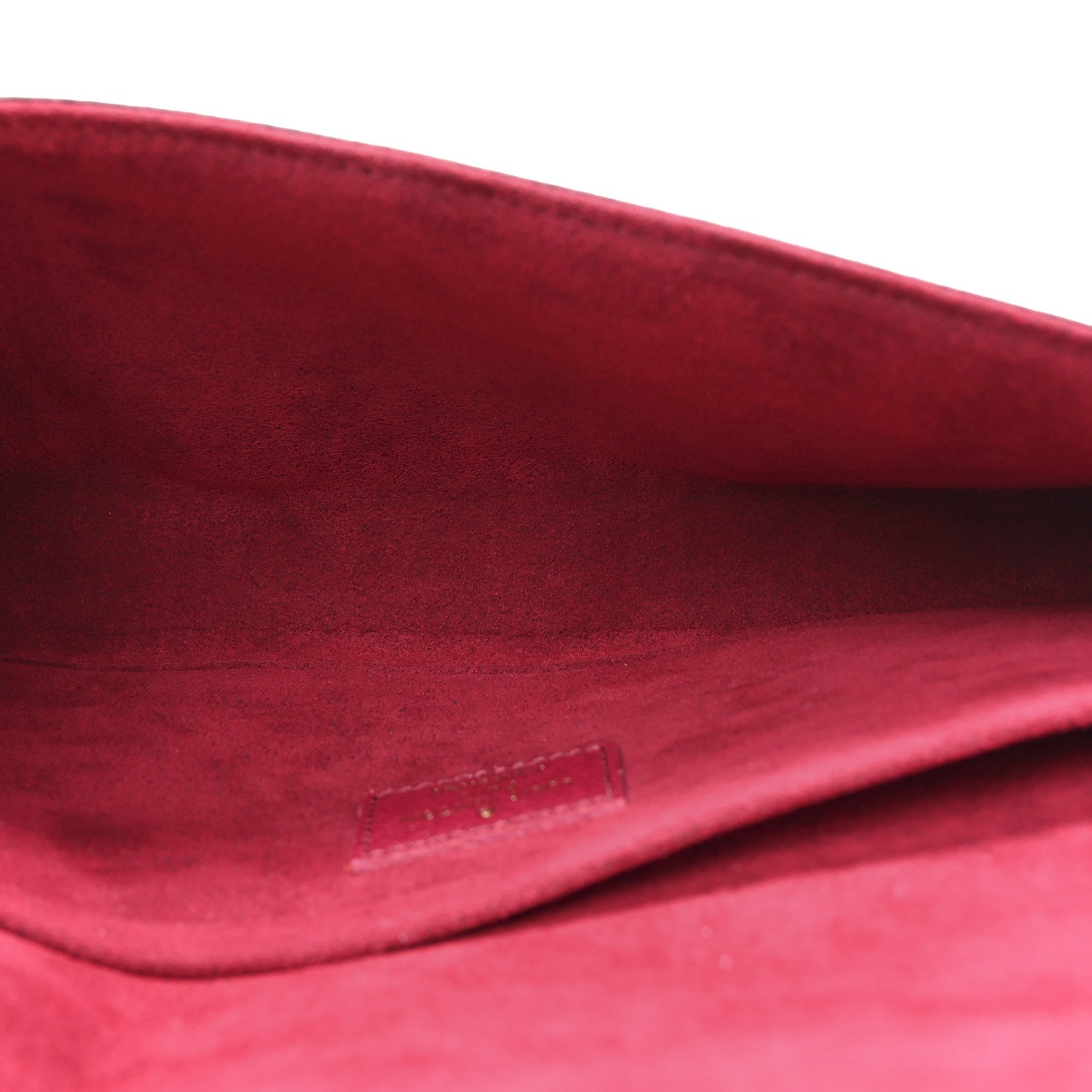 Monogram Pochette Felicie Chain Wallet Fuchsia