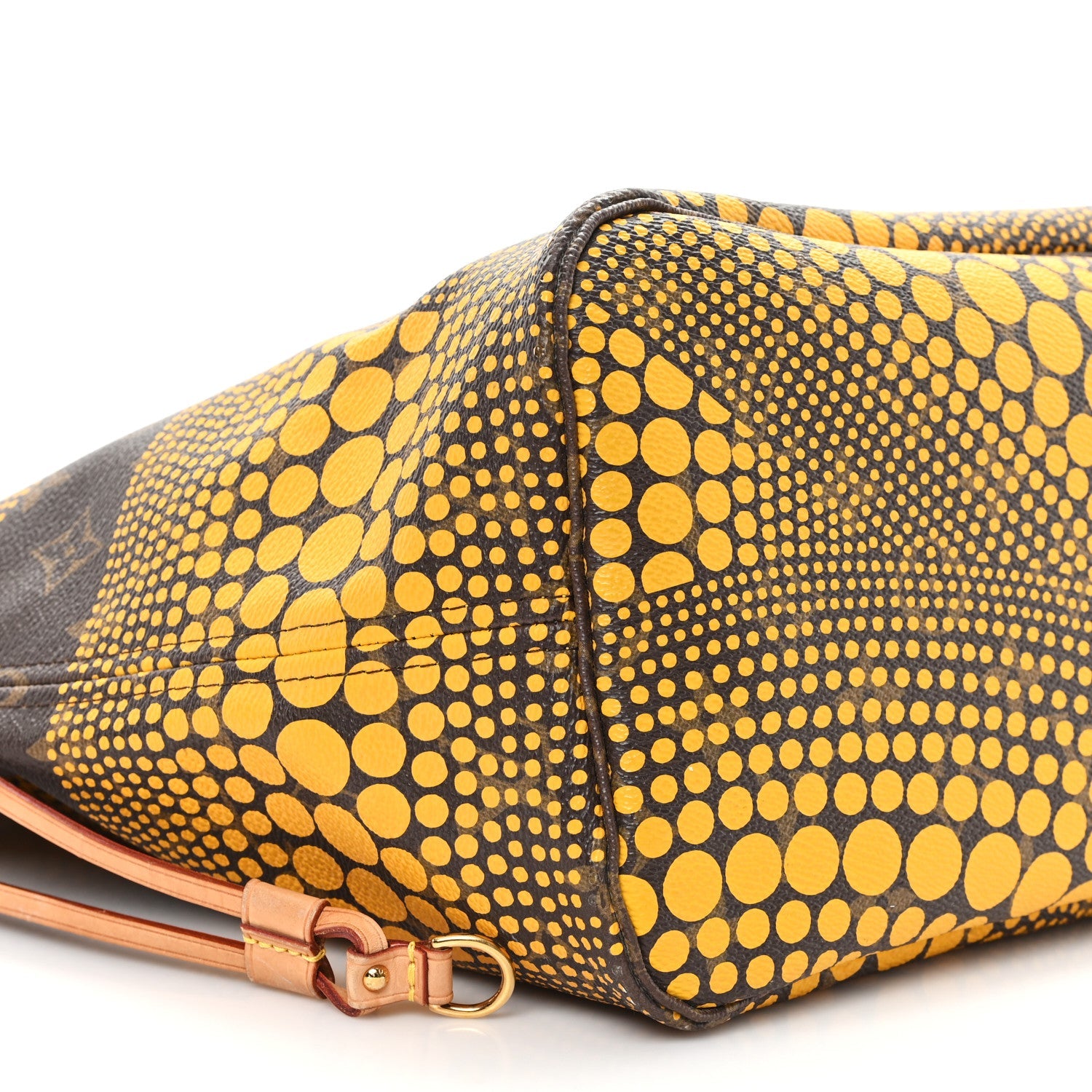 Monogram Kusama Waves Neverfull MM Yellow