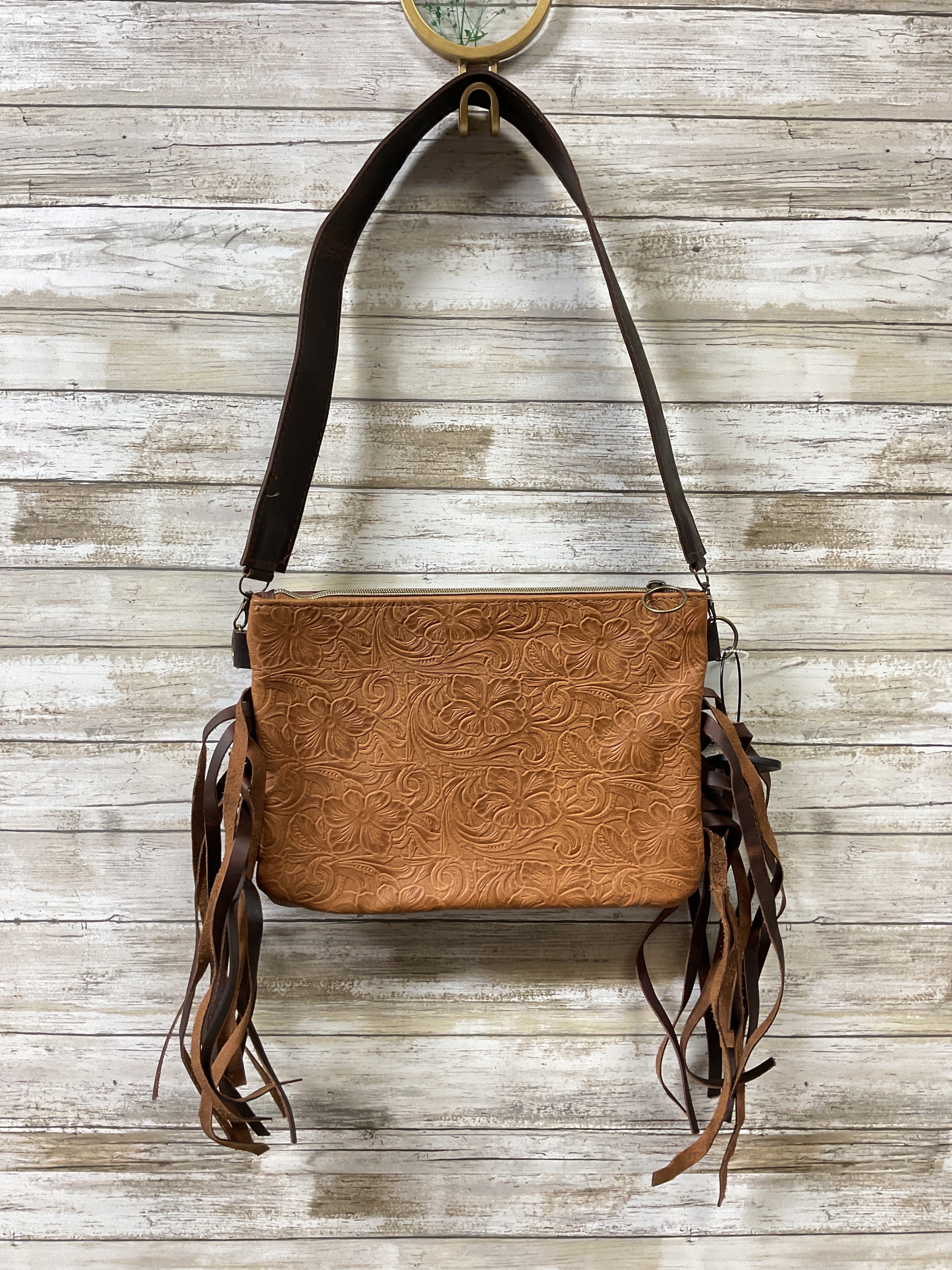 Handbag By Cmb In Black & Grey, Size:Medium