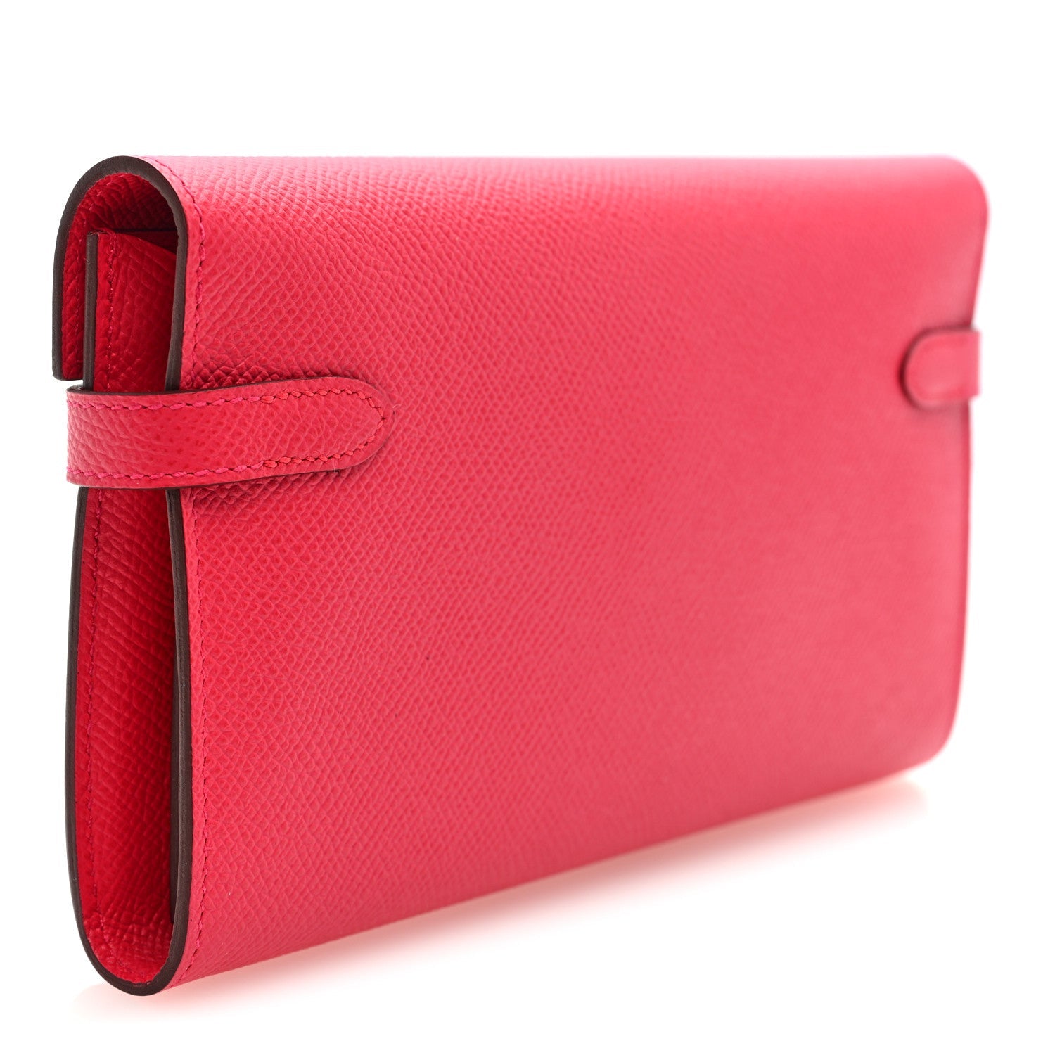 Epsom Kelly Longue Wallet Rose Extreme