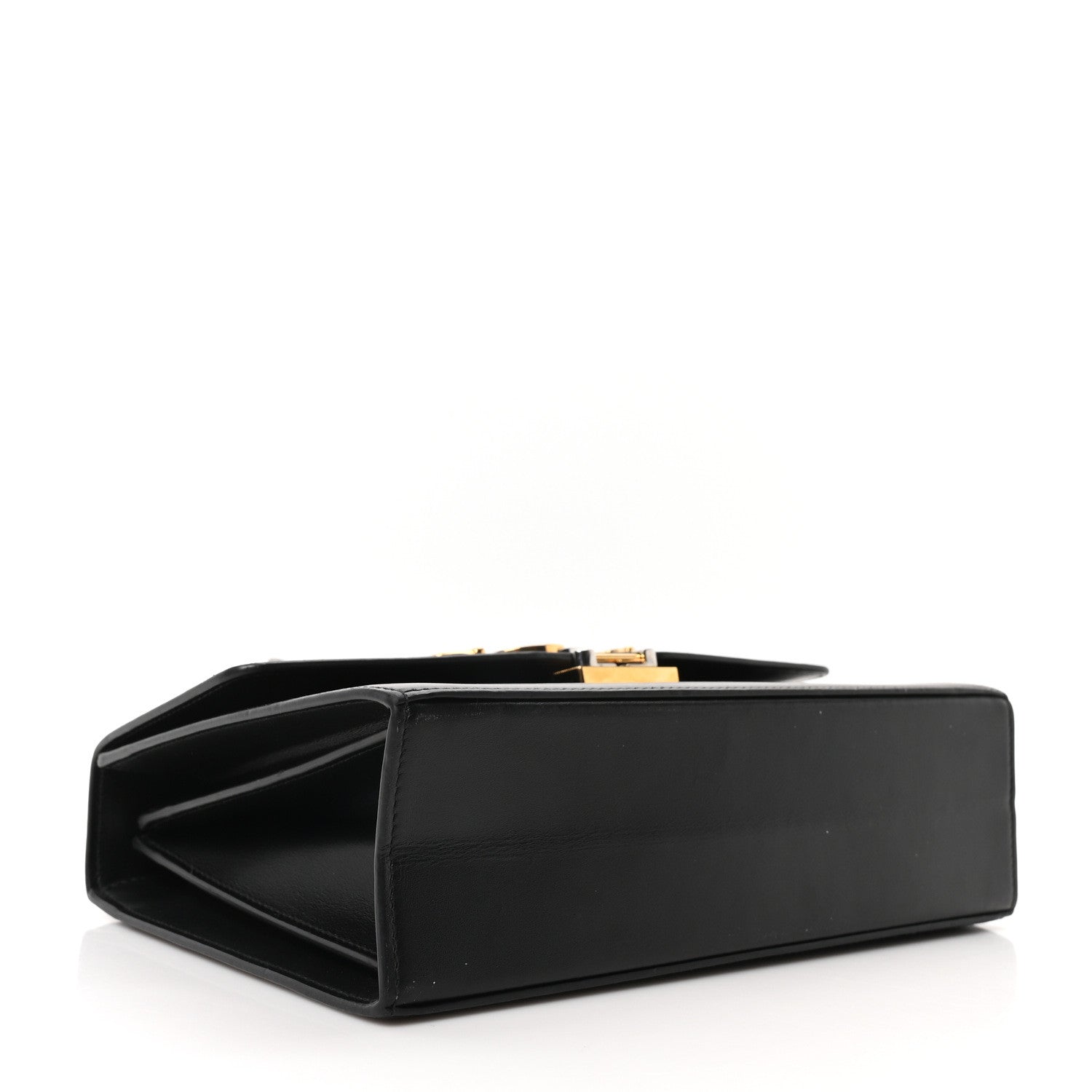 Smooth Calfskin Small Zumi Shoulder Bag Black