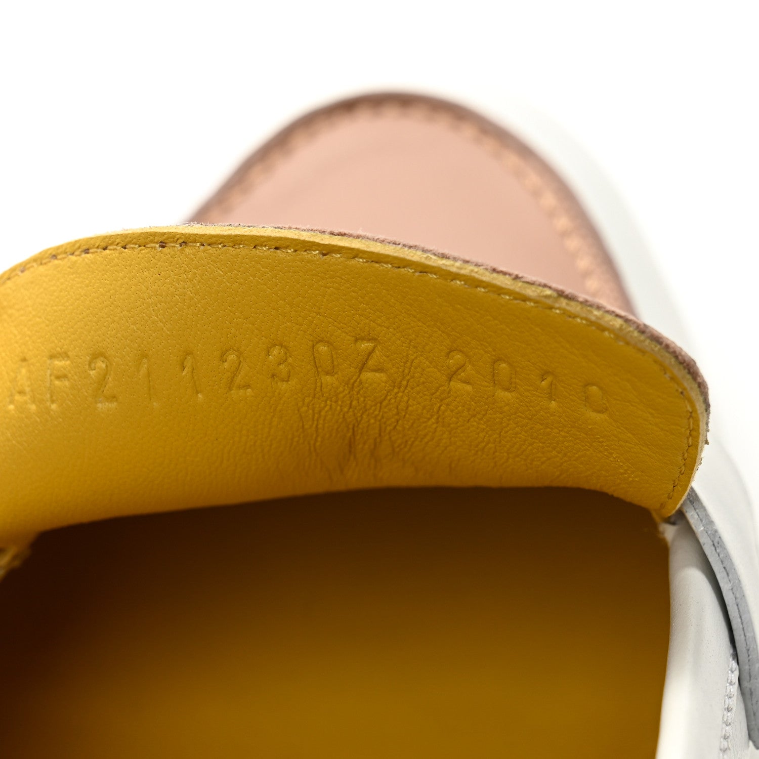 Calfskin Womens Paris Loafers 36.5 White Bois De Santal