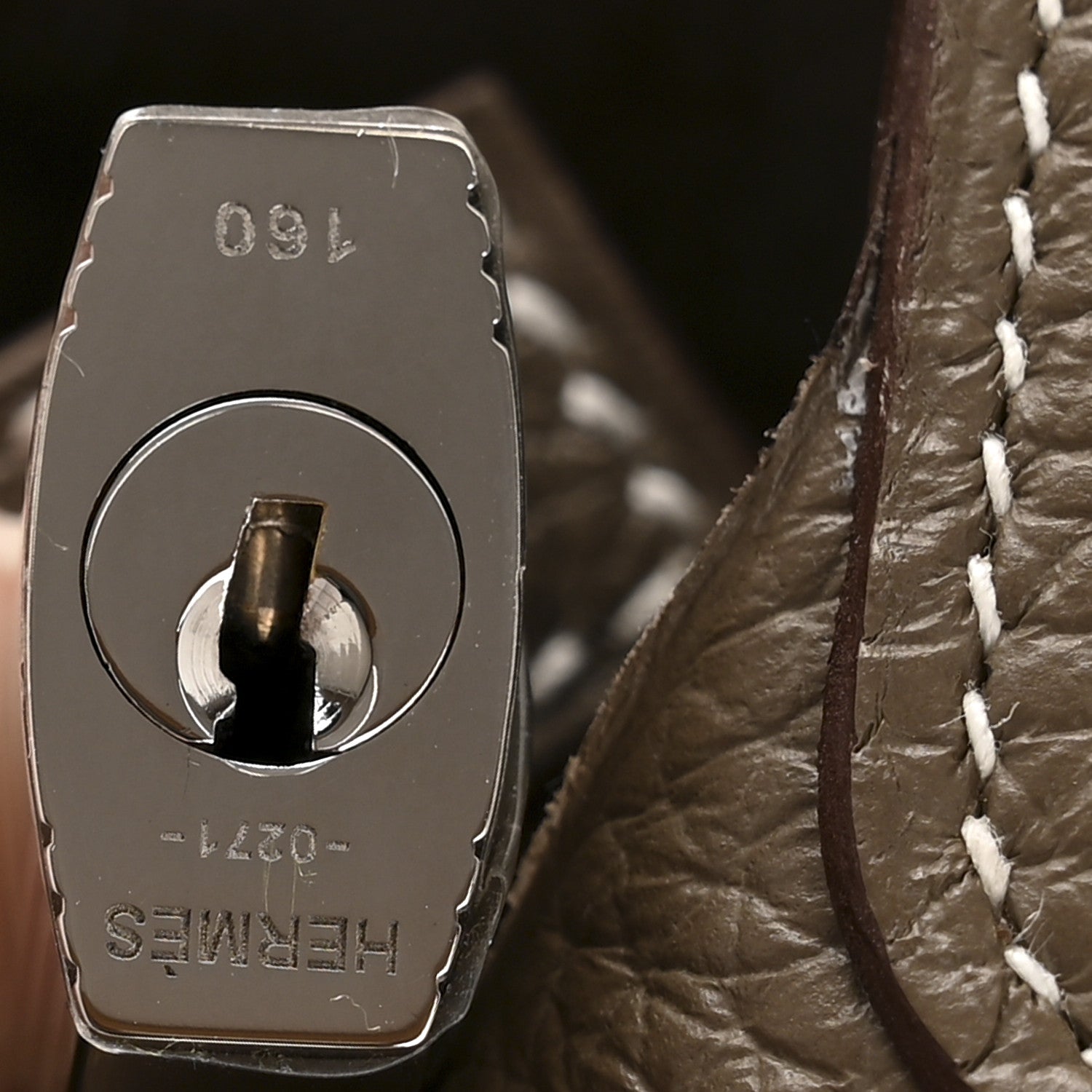 Taurillon Clemence Picotin Lock 22 MM Etoupe