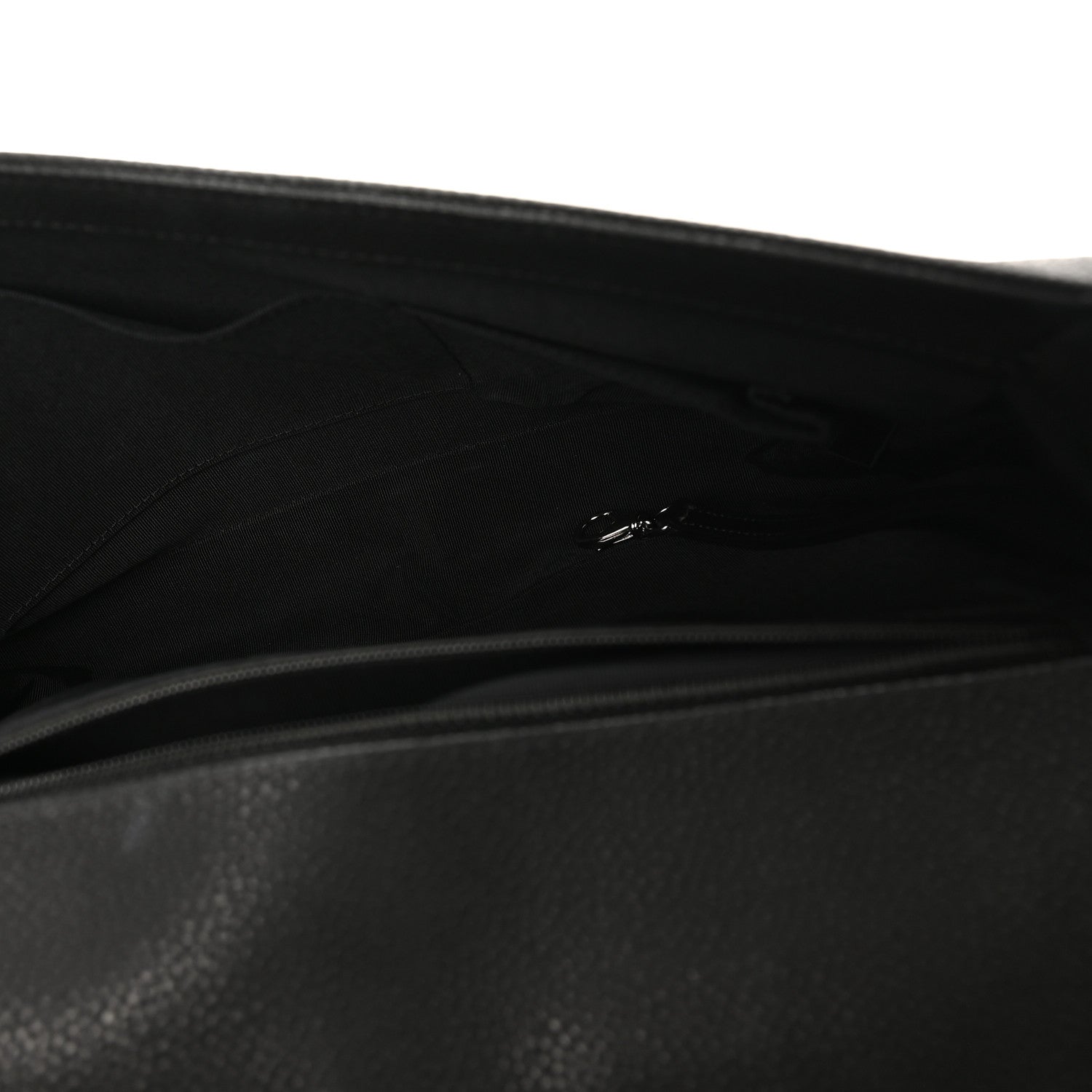 Caviar Quilted Large Boy Flap Black