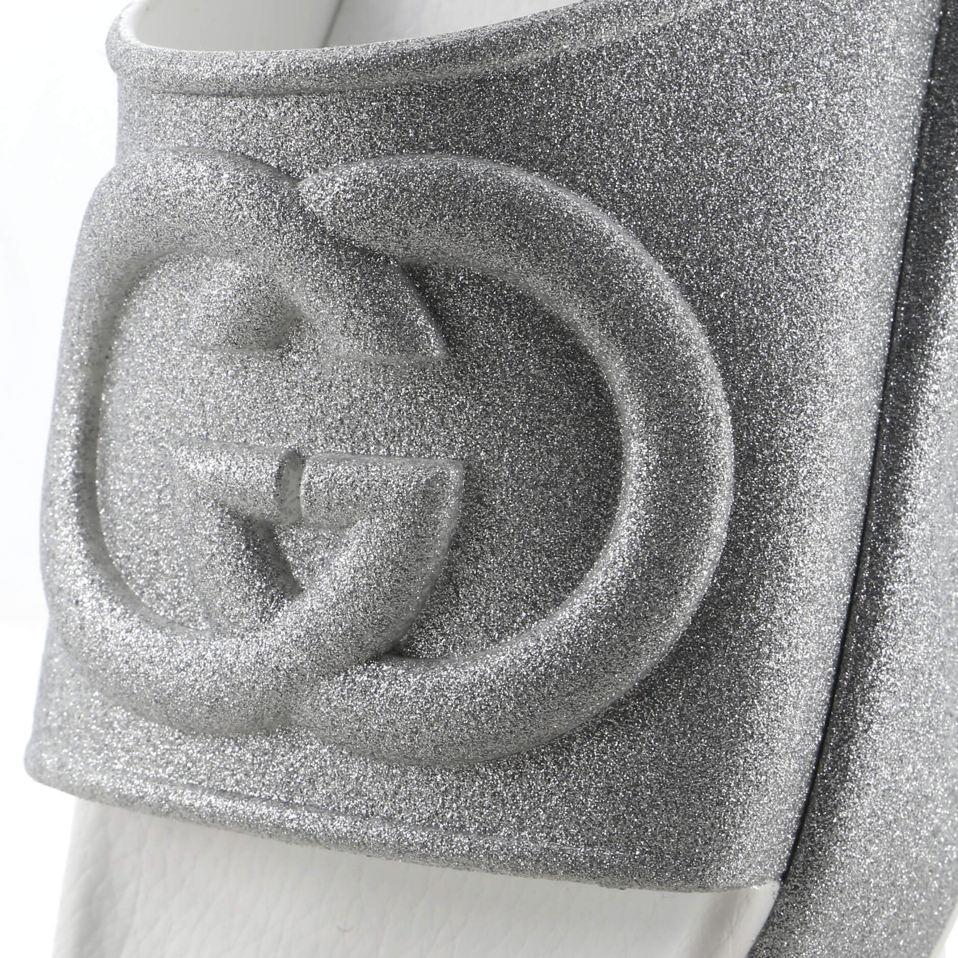 Interlocking G Platform Slide Sandals Rubber