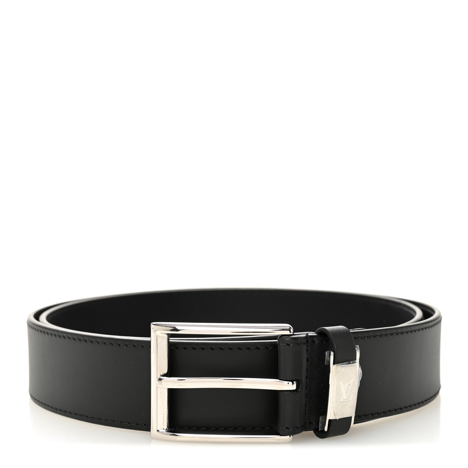 Calfskin Vendome 35mm Uniform Belt 100 40 Black